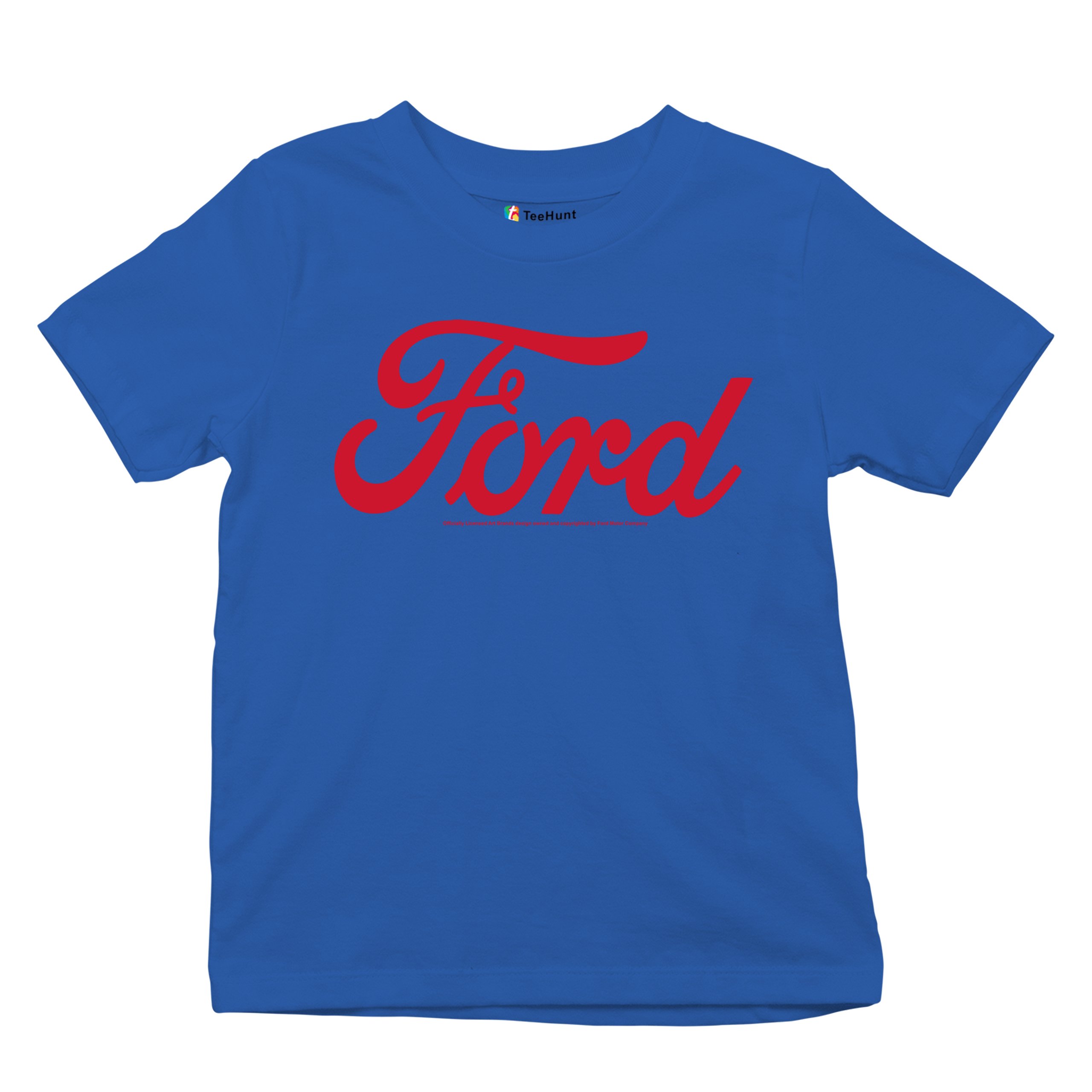 Ford Red Logo Youth T-shirt Official Trademarked Licensed Classic Retro Kids - Picture 34 of 43