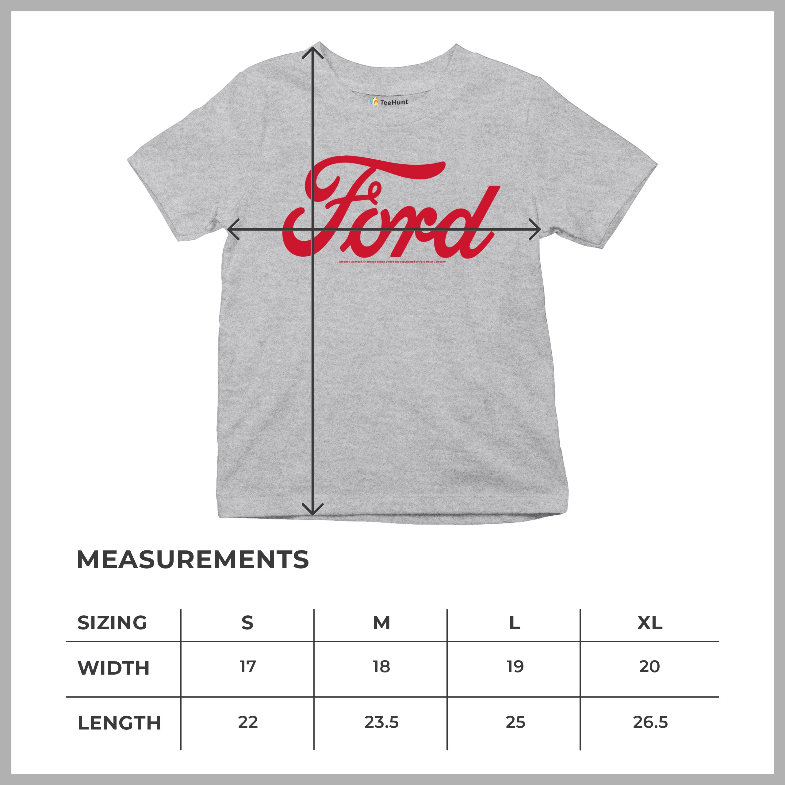 Ford Red Logo Youth T-shirt Official Trademarked Licensed Classic Retro Kids - Picture 15 of 43