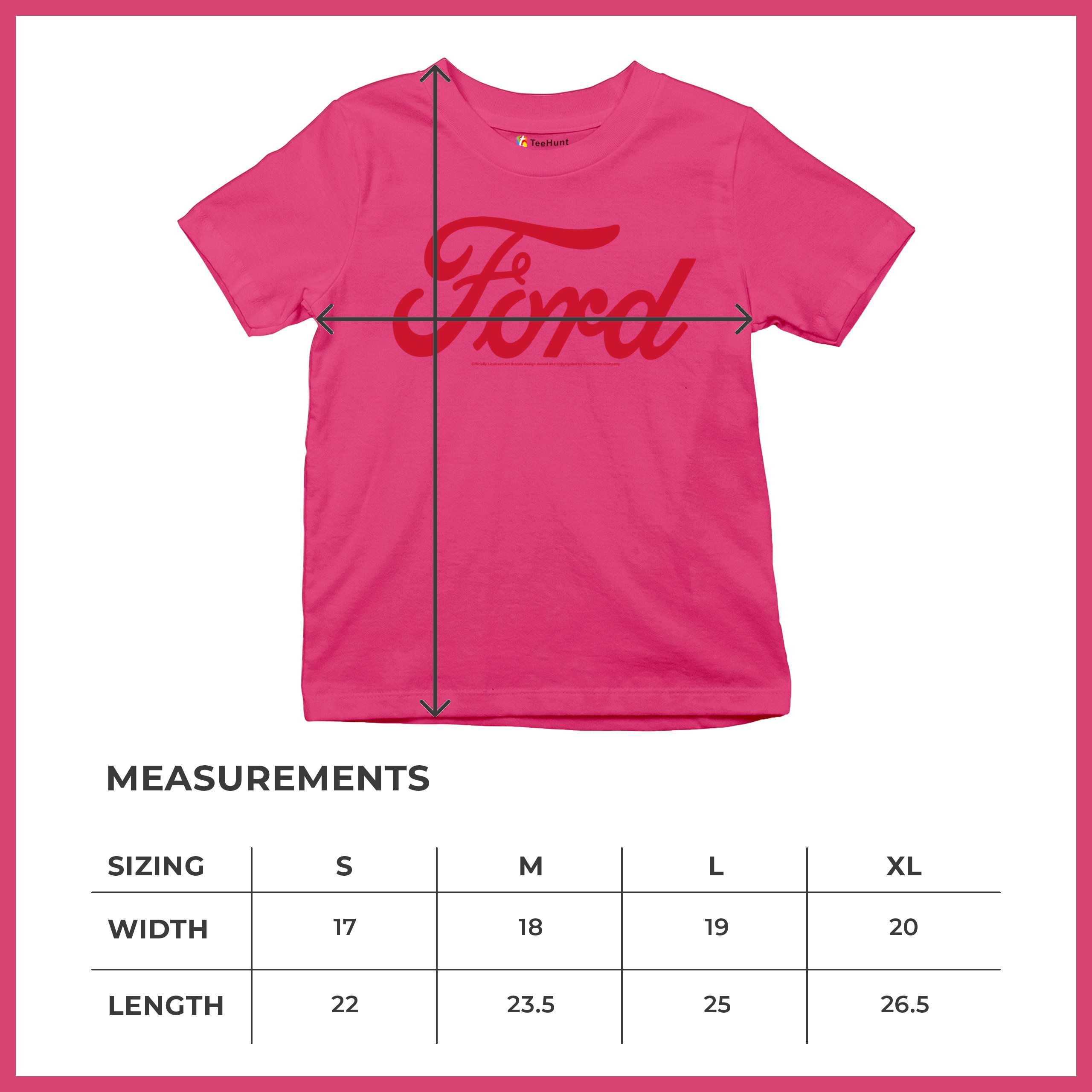 Ford Red Logo Youth T-shirt Official Trademarked Licensed Classic Retro Kids - Picture 43 of 43