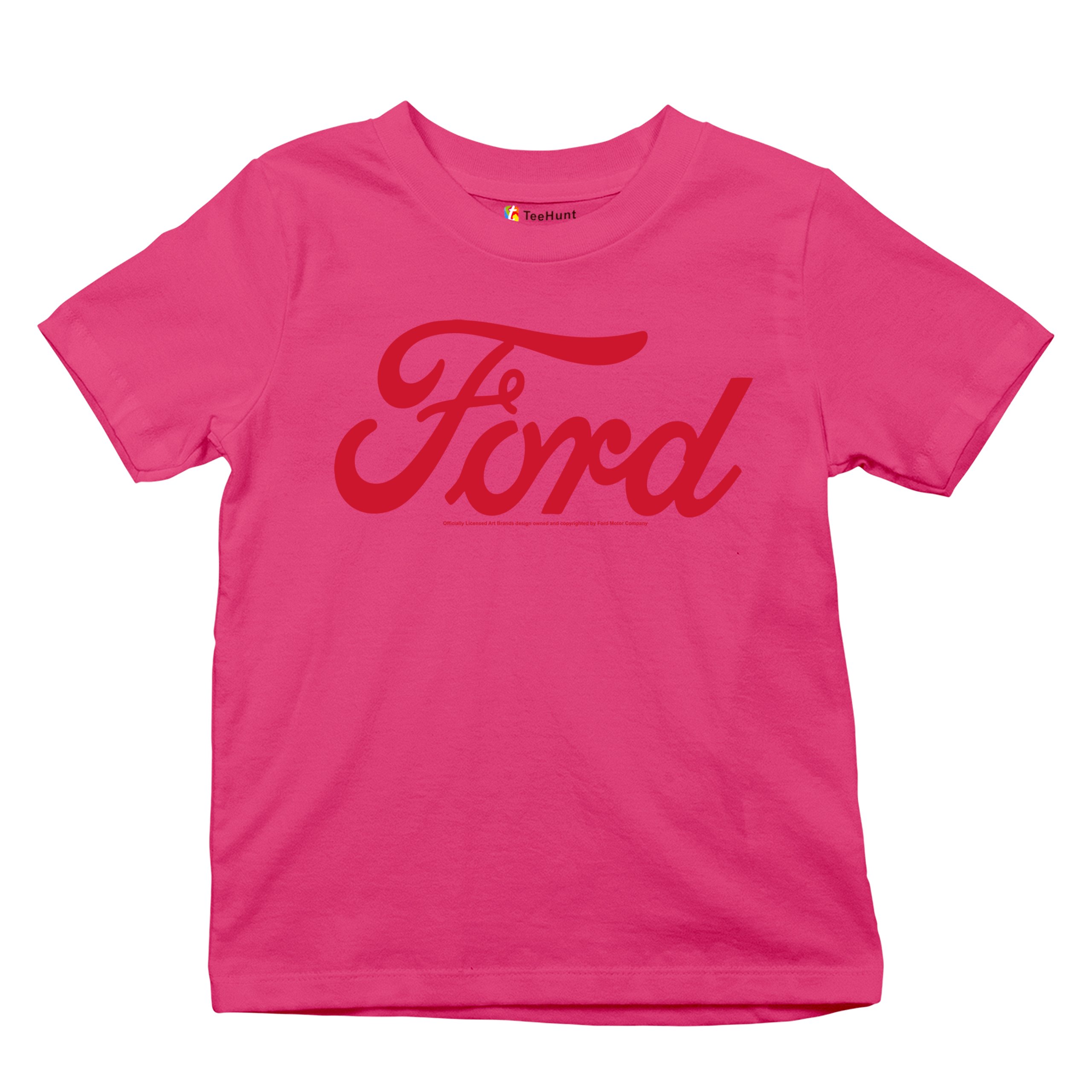 Ford Red Logo Youth T-shirt Official Trademarked Licensed Classic Retro Kids - Picture 41 of 43