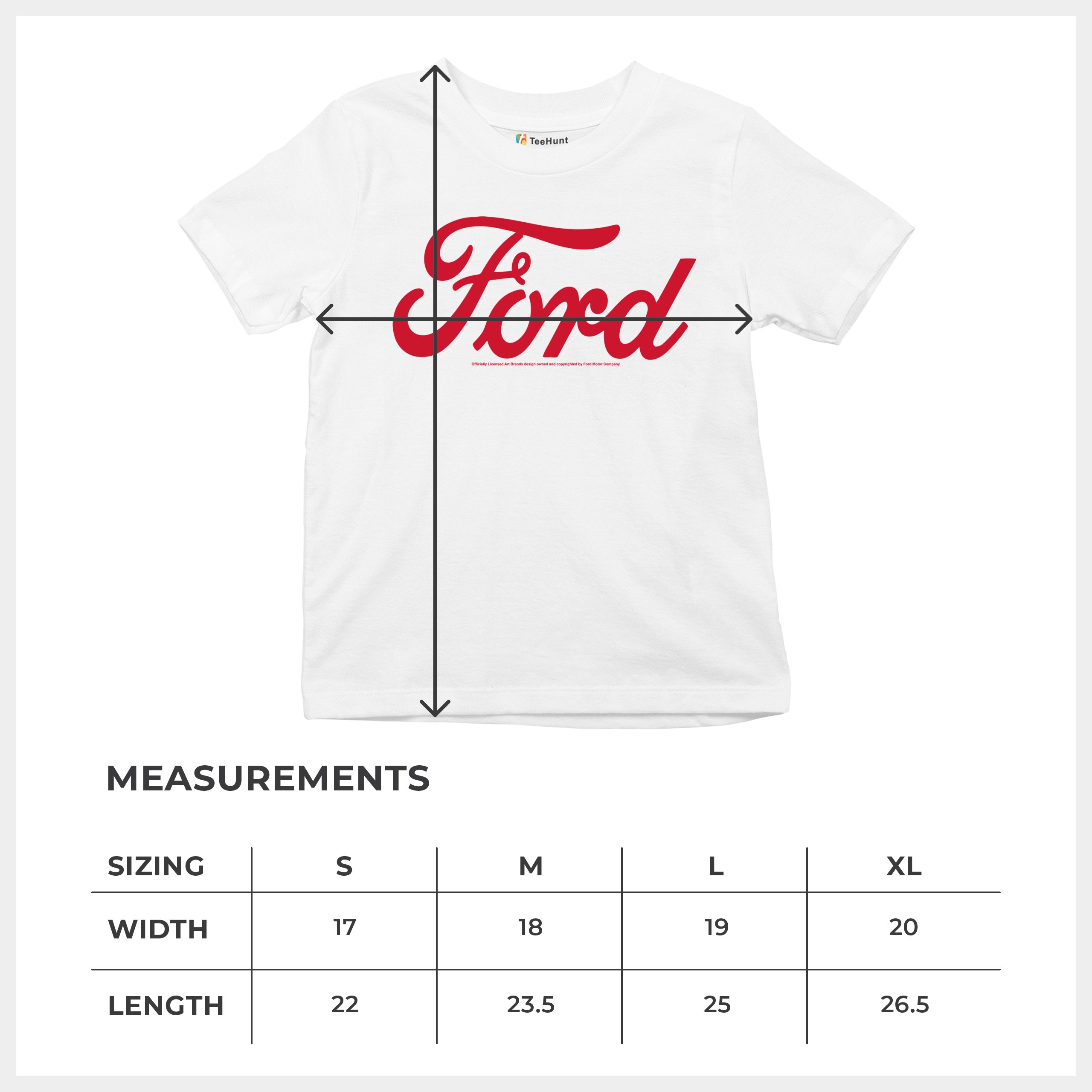 Ford Red Logo Youth T-shirt Official Trademarked Licensed Classic Retro Kids - Picture 22 of 43