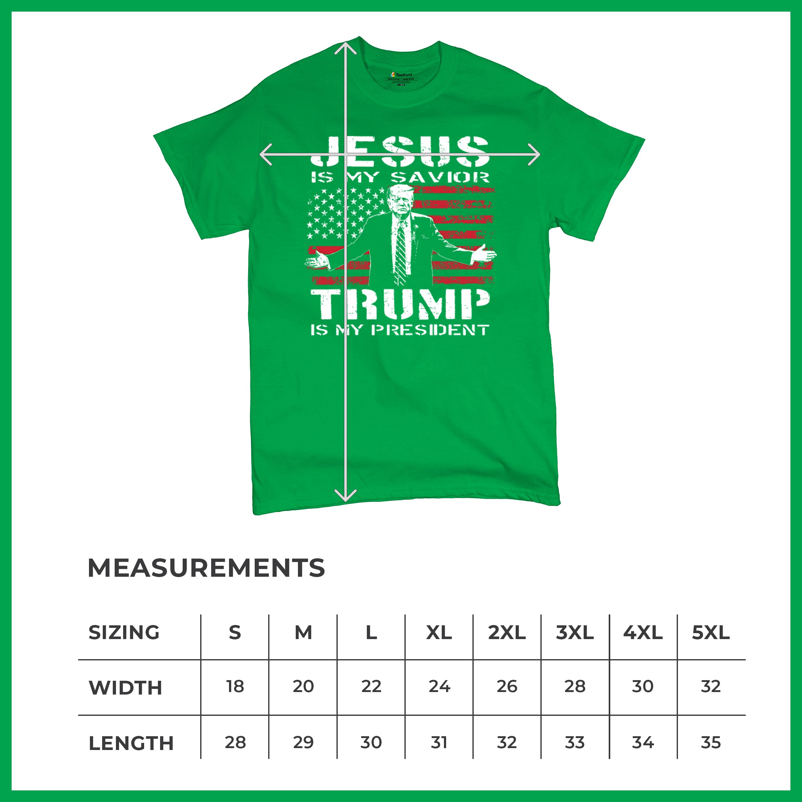 Jesus Is My Savior Trump Is My President T-shirt MAGA America First Men's Tee - Picture 50 of 85