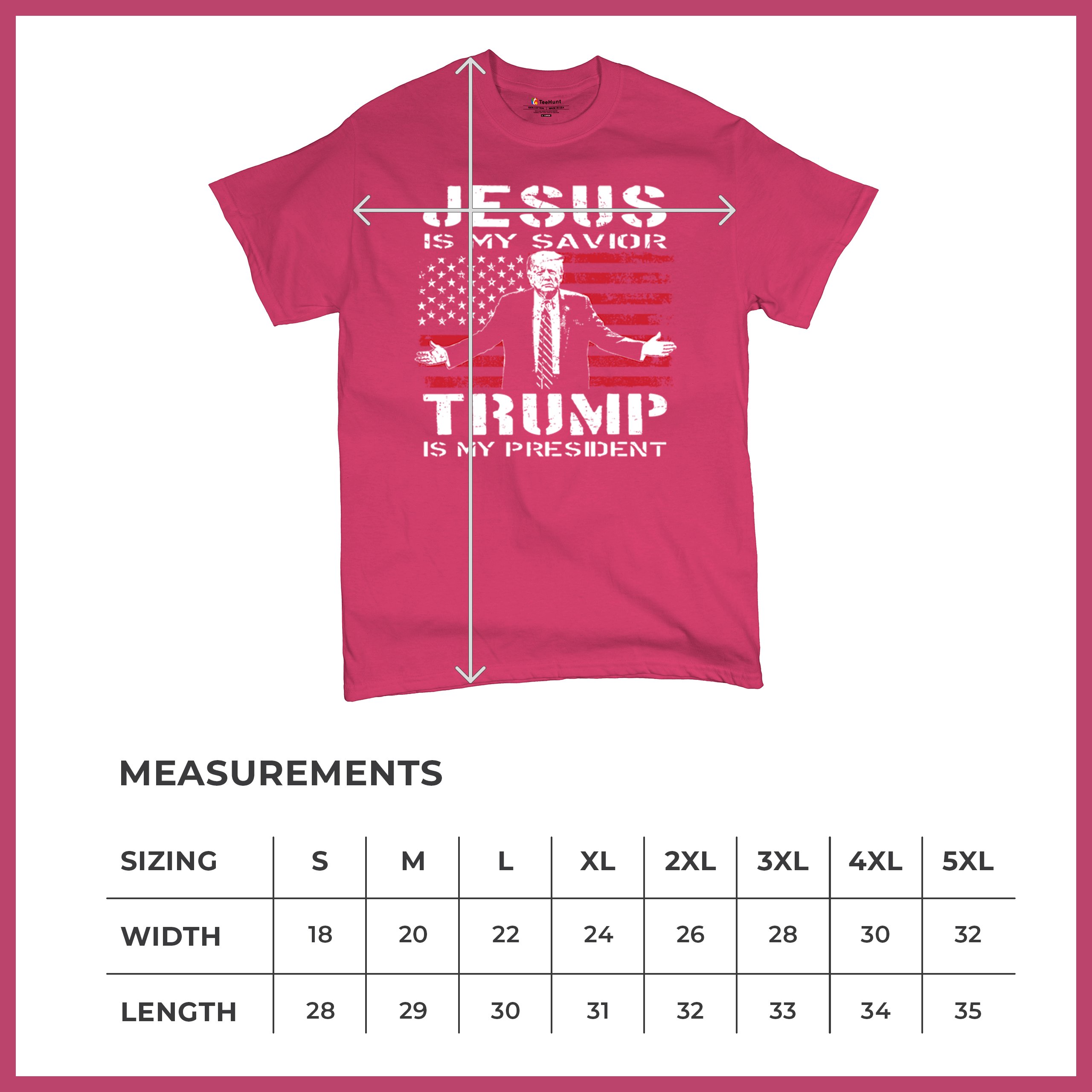 Jesus Is My Savior Trump Is My President T-shirt MAGA America First Men's Tee - Picture 29 of 85