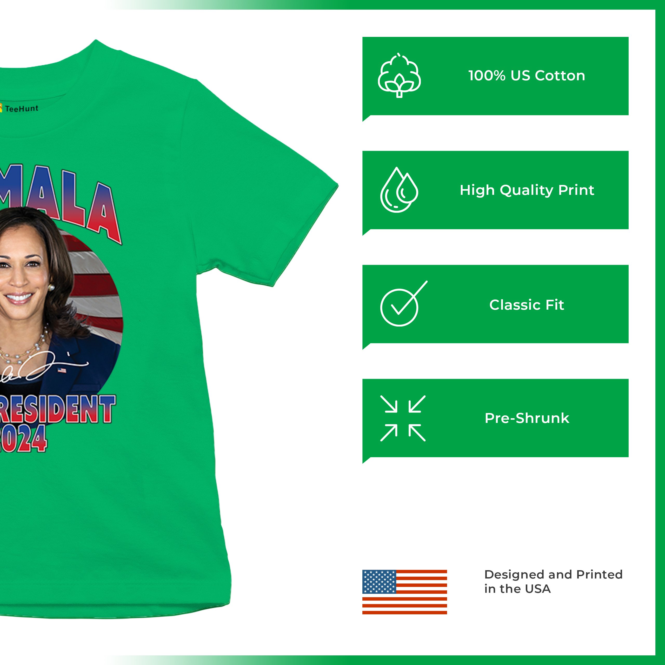Kamala For President 2024 Youth T-shirt President 47 Harris I'm Speaking Kids - Picture 35 of 50