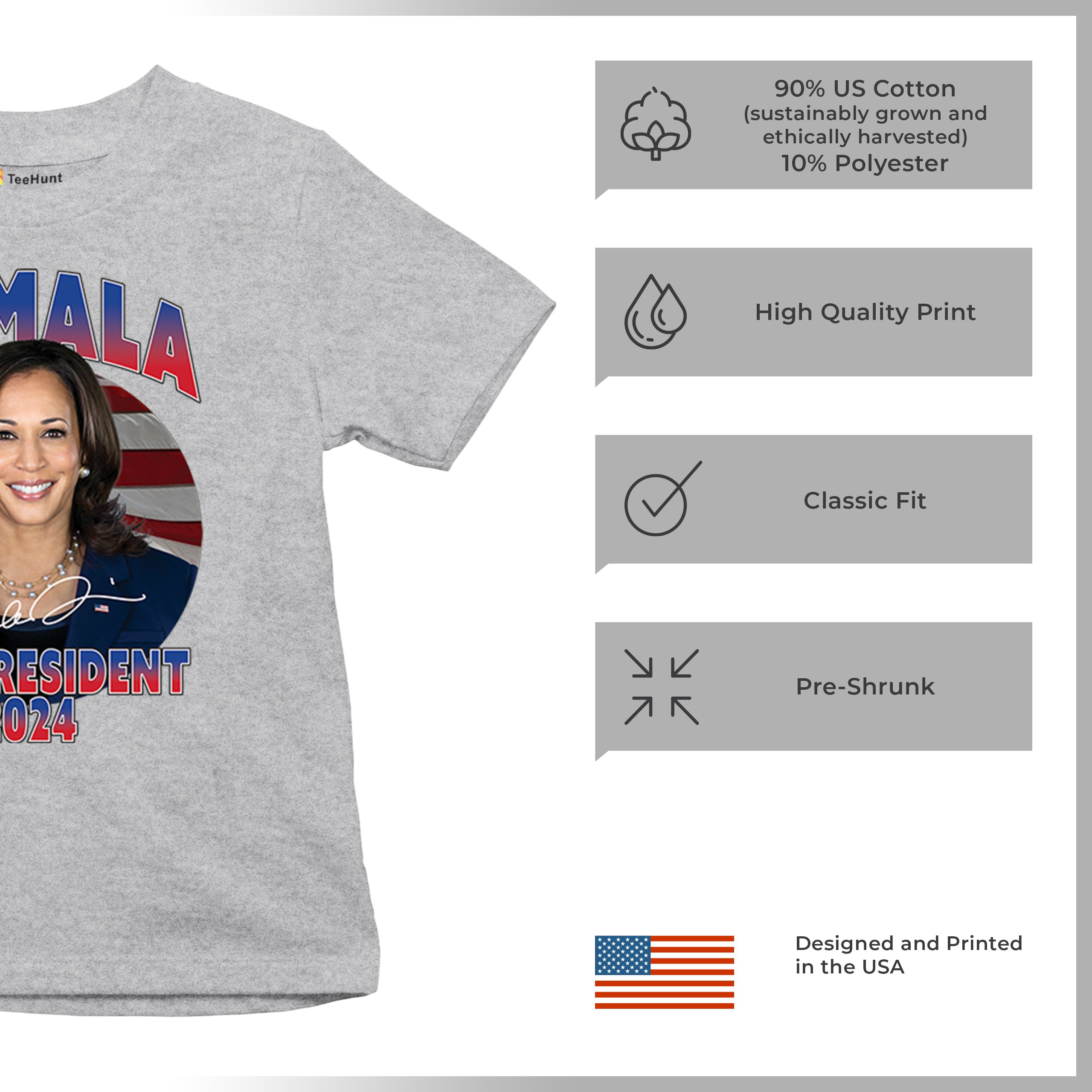 Kamala For President 2024 Youth T-shirt President 47 Harris I'm Speaking Kids - Picture 14 of 50