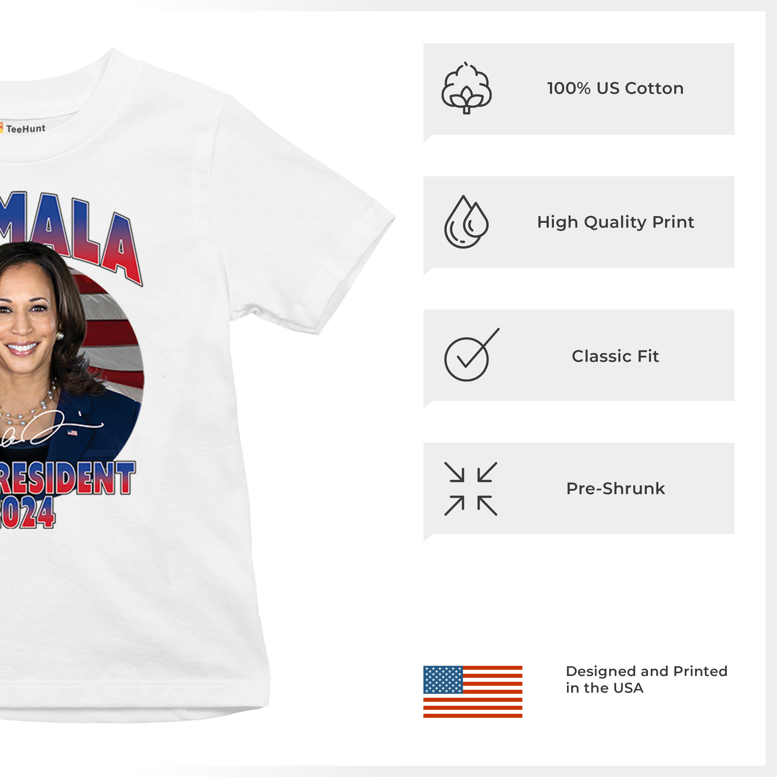 Kamala For President 2024 Youth T-shirt President 47 Harris I'm Speaking Kids - Picture 28 of 50