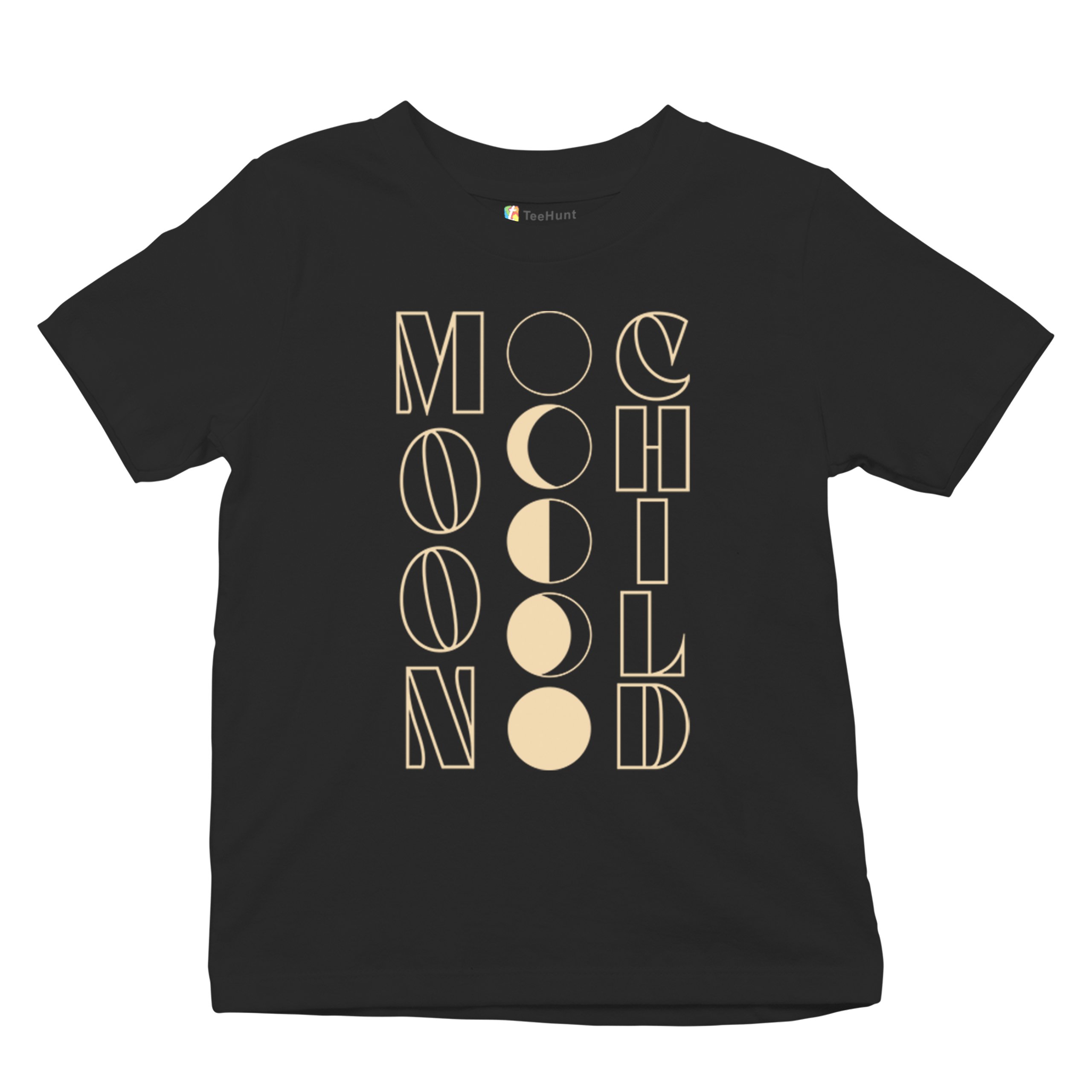 Moon Child Youth T-shirt Astrology Lunar Cycle Spiritual Zodiac Sign Kids - Picture 6 of 8