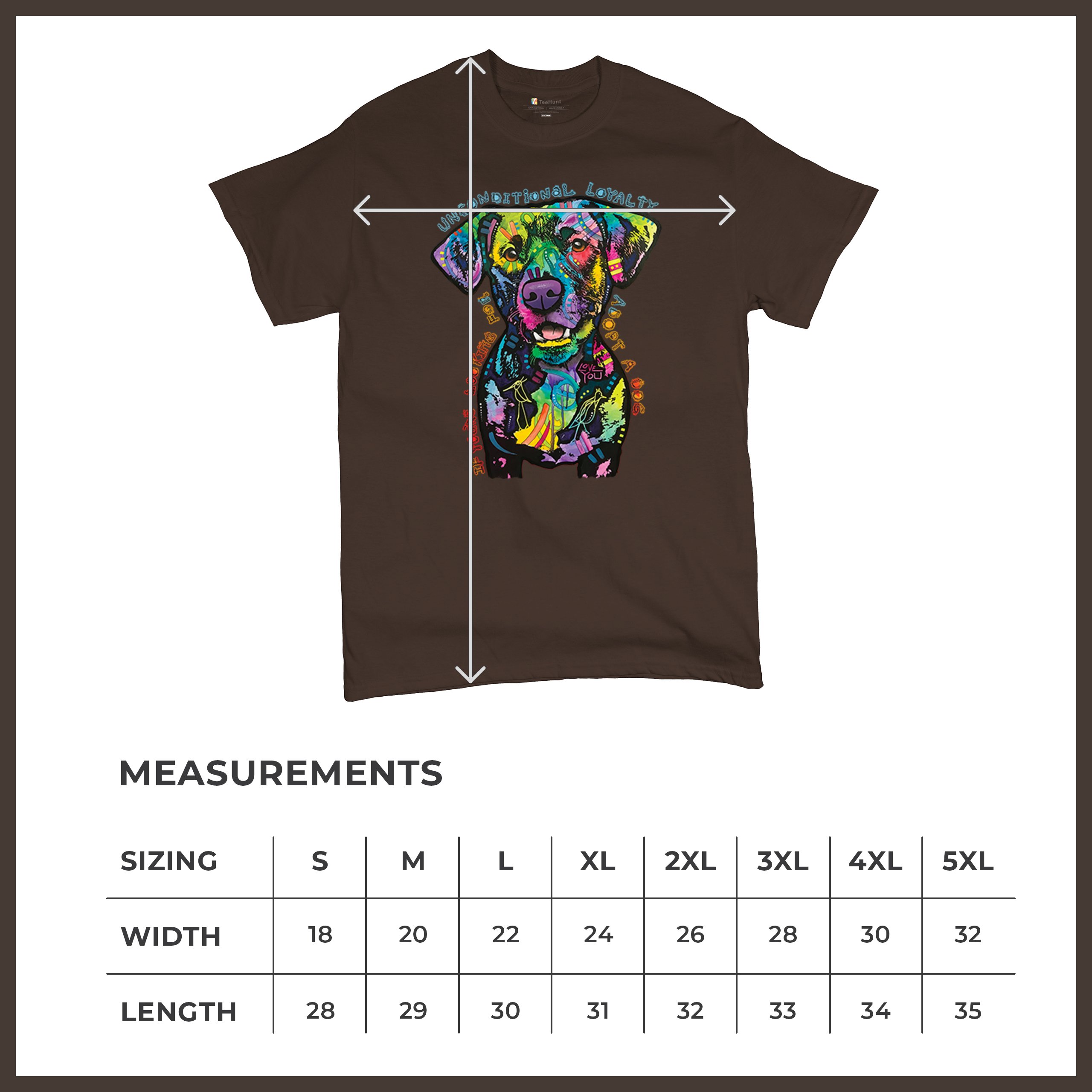 Bedingungslose Loyalität T-Shirt Adopt a Dog Dean Russo Welpe Herren Tee - Bild 78 von 113