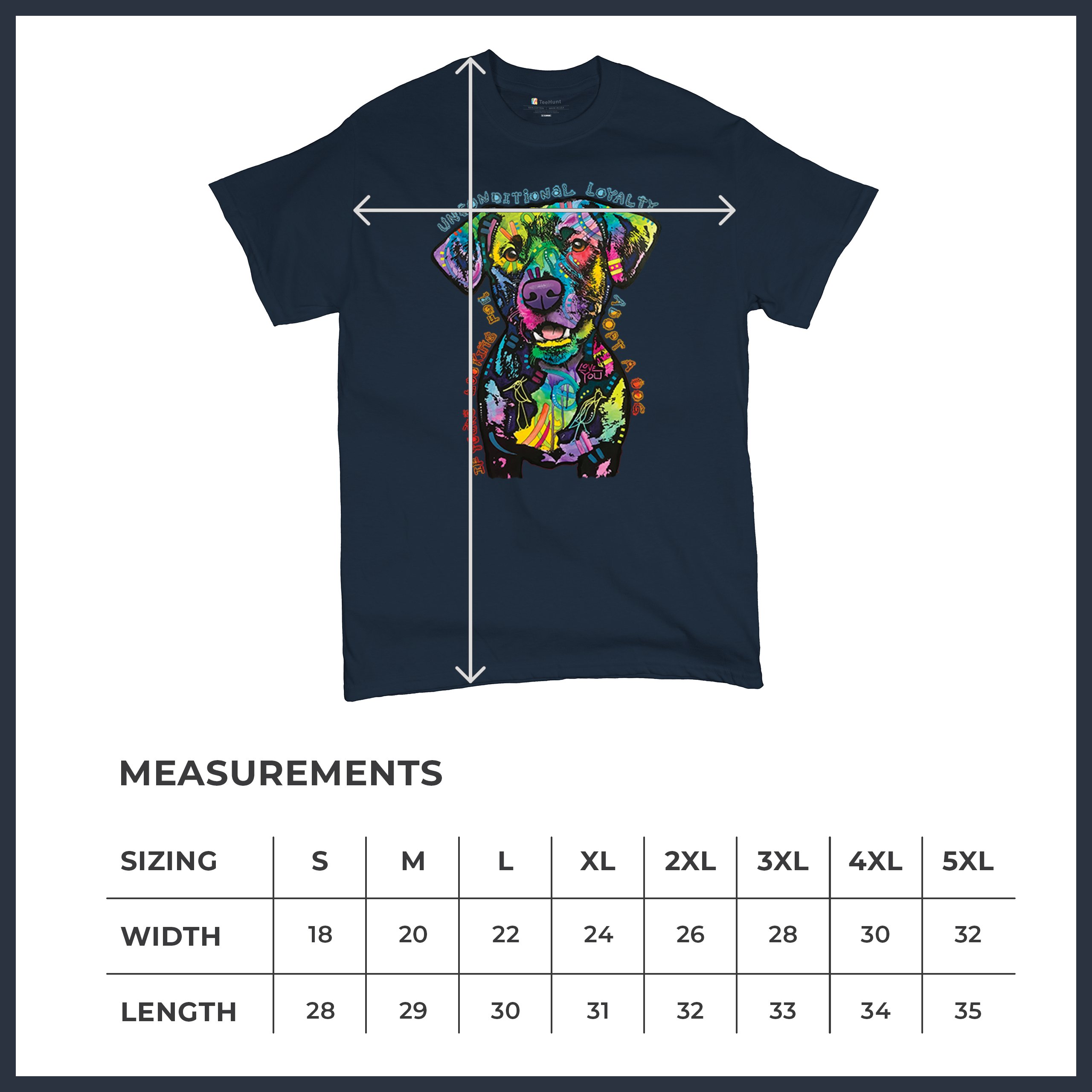 Bedingungslose Loyalität T-Shirt Adopt a Dog Dean Russo Welpe Herren Tee - Bild 57 von 113