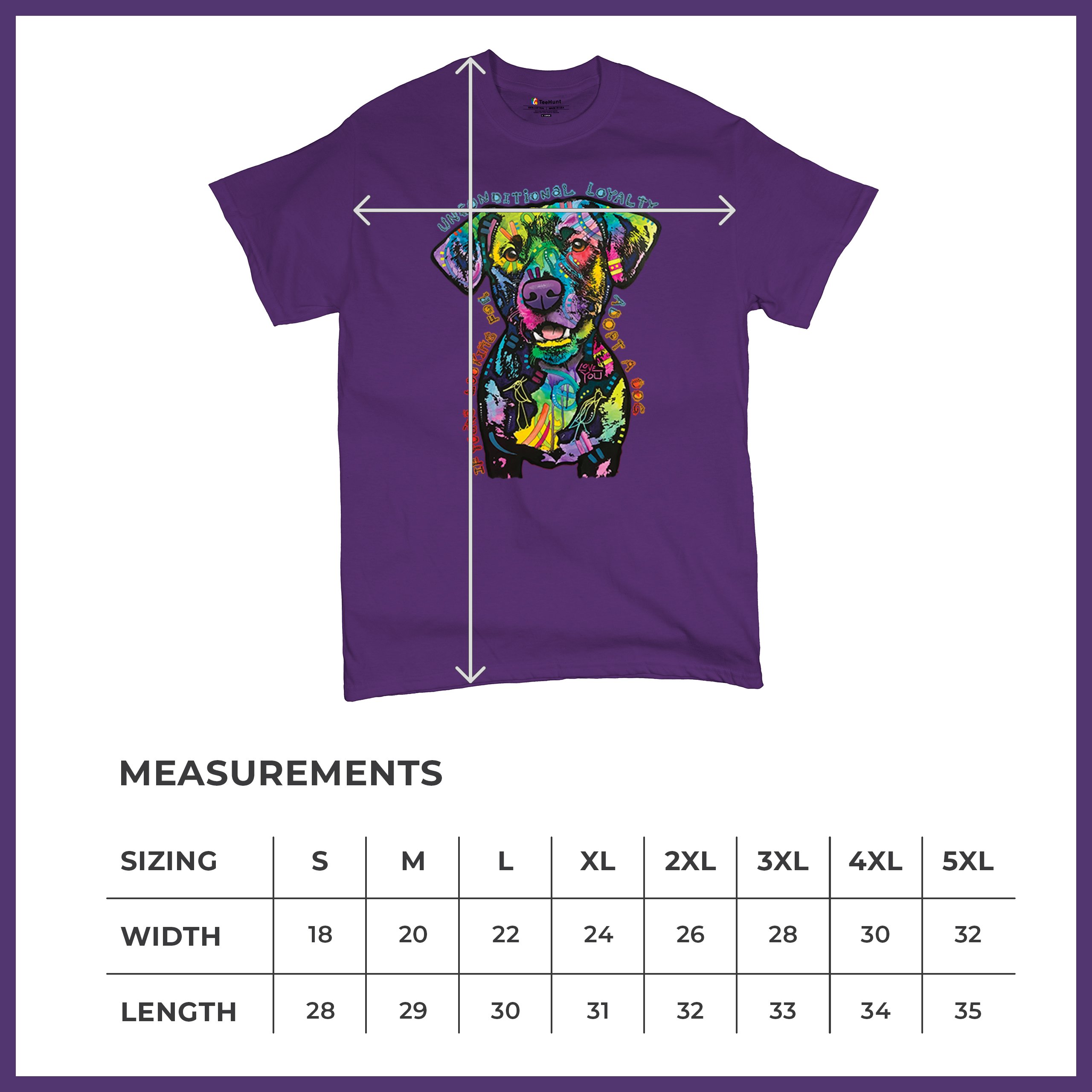 Bedingungslose Loyalität T-Shirt Adopt a Dog Dean Russo Welpe Herren Tee - Bild 36 von 113