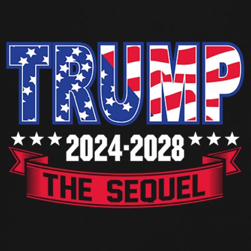 Trump 2024-2028 The Sequel Women's Long Sleeve T-shirt 47 President Vance MAGA