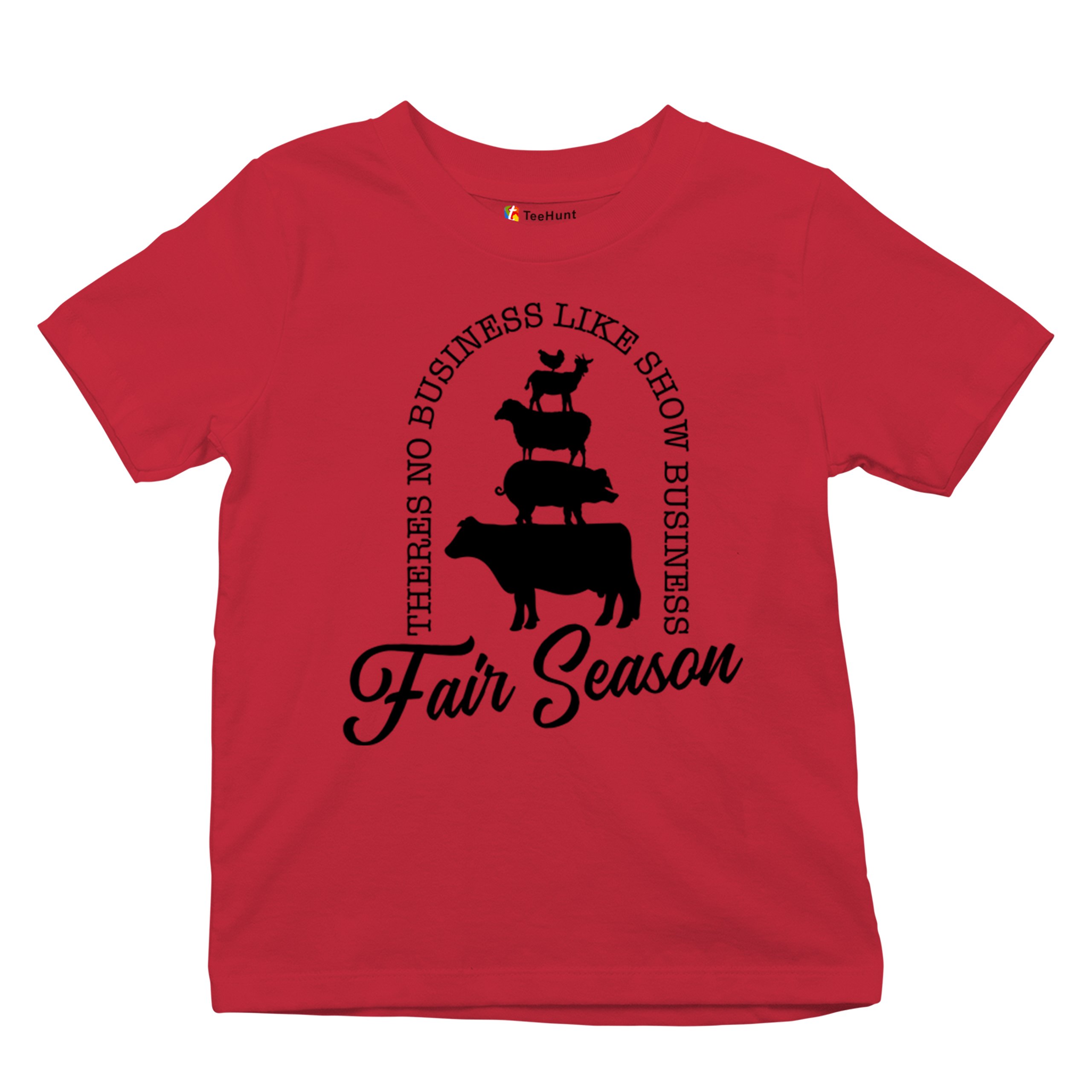 Fair Season Youth T-shirt Country Farm Life Farmer Pride Agricultural 4-H Kids - Picture 20 of 43