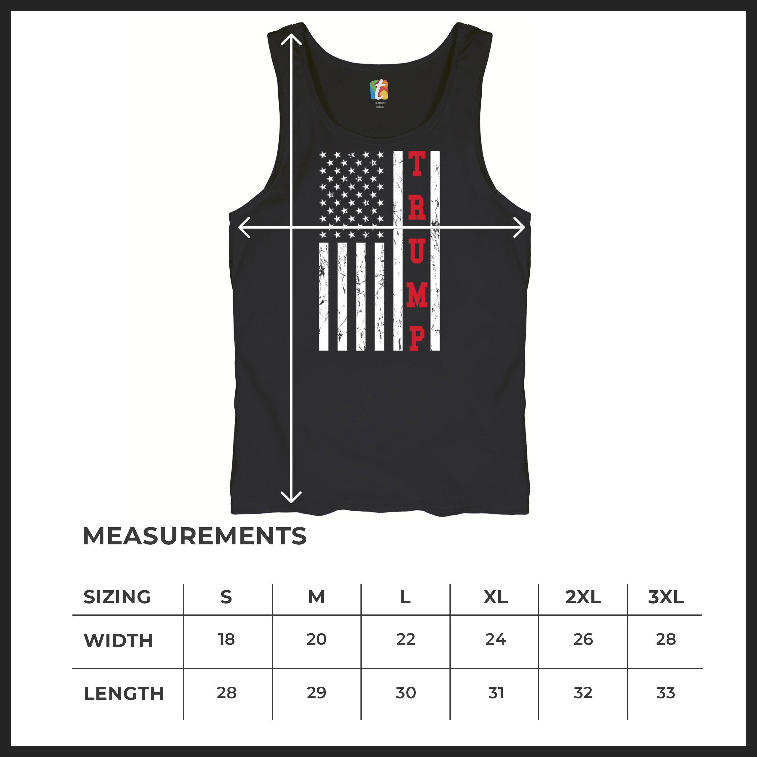 Trump American Flag 2024 Tank Top MAGA America First Republican FJB Men's Top - Picture 8 of 29