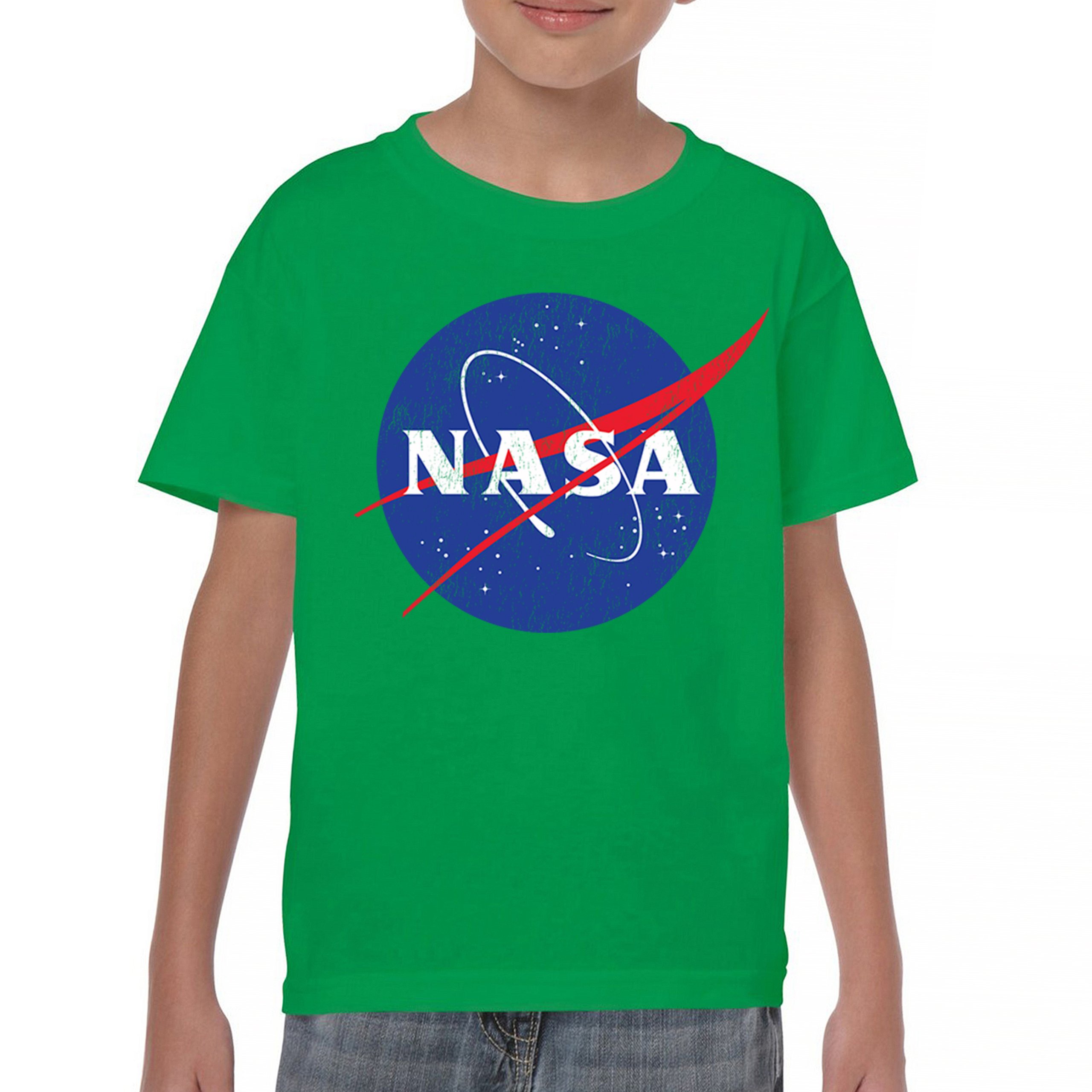 NASA Meatball Logo Youth T-shirt American Astronaut Space UFO Souvenir Kids - Picture 23 of 36
