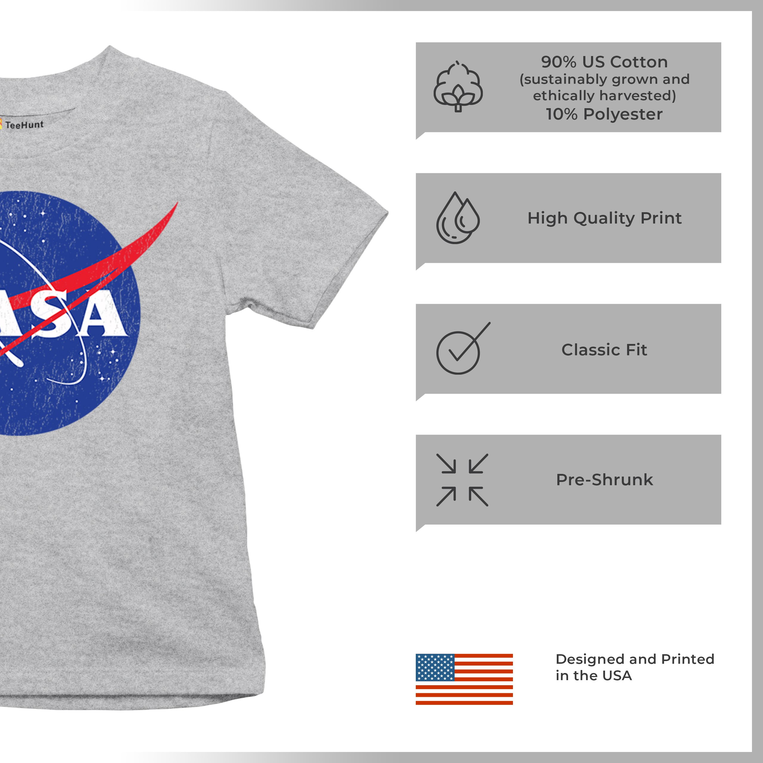 NASA Meatball Logo Youth T-shirt American Astronaut Space UFO Souvenir Kids - Picture 14 of 36