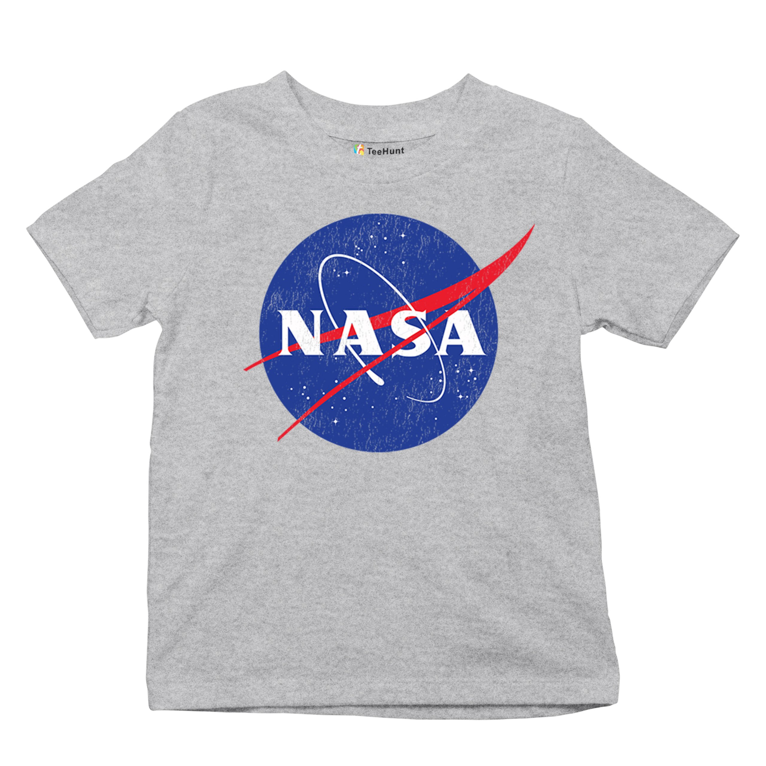NASA Meatball Logo Youth T-shirt American Astronaut Space UFO Souvenir Kids - Picture 13 of 36