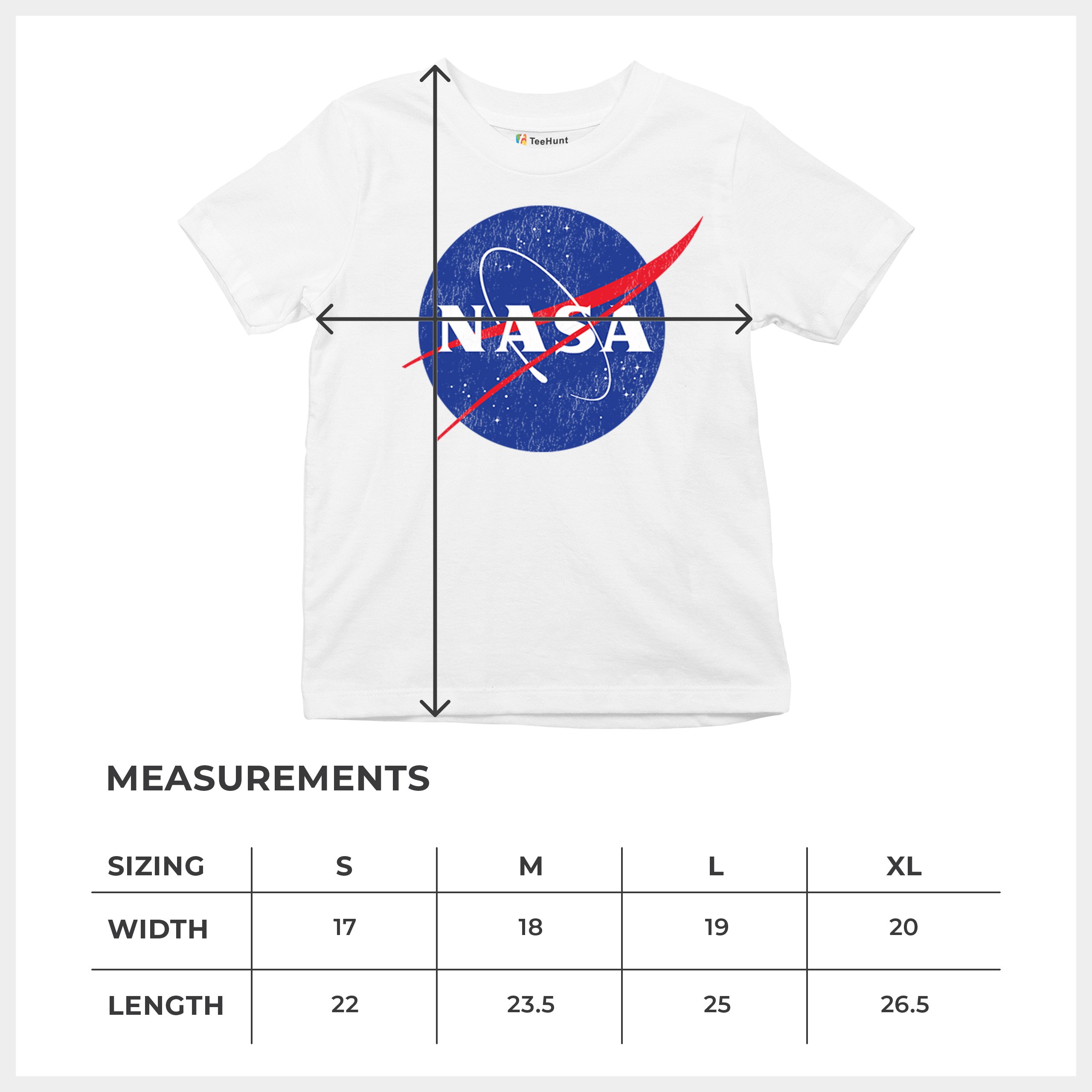 NASA Meatball Logo Youth T-shirt American Astronaut Space UFO Souvenir Kids - Picture 22 of 36