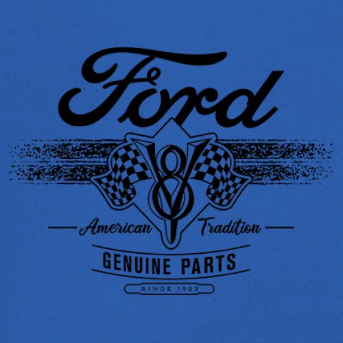 Ford V8 Originalteile T-Shirt American Racing Mustang Performance Herren Tee - Bild 67 von 78