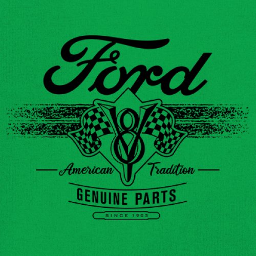 Ford V8 Originalteile T-Shirt American Racing Mustang Performance Herren Tee - Bild 39 von 78