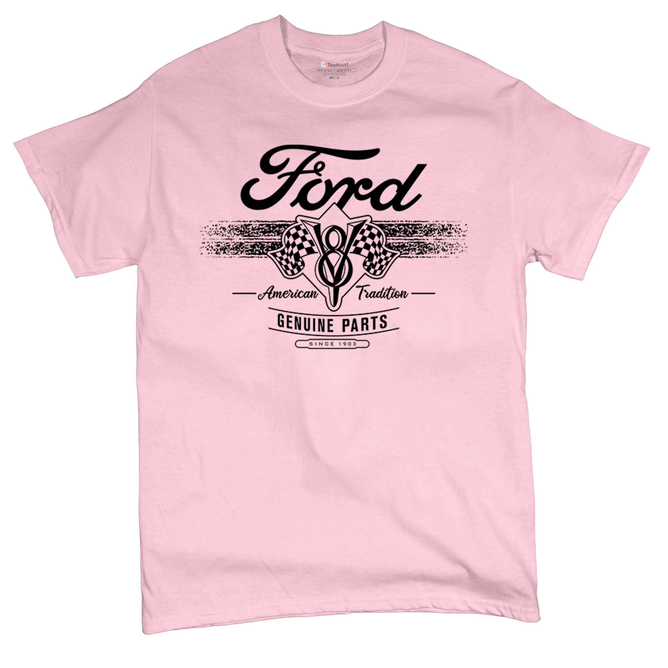 Ford V8 Originalteile T-Shirt American Racing Mustang Performance Herren Tee - Bild 55 von 78