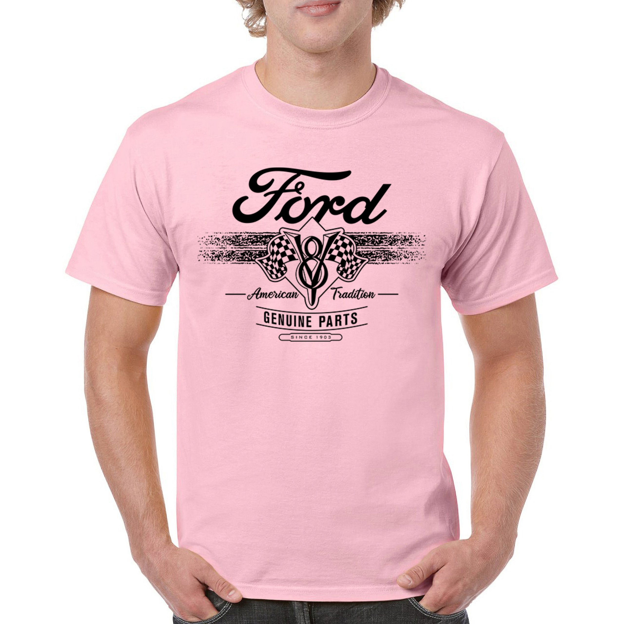 Ford V8 Originalteile T-Shirt American Racing Mustang Performance Herren Tee - Bild 51 von 78