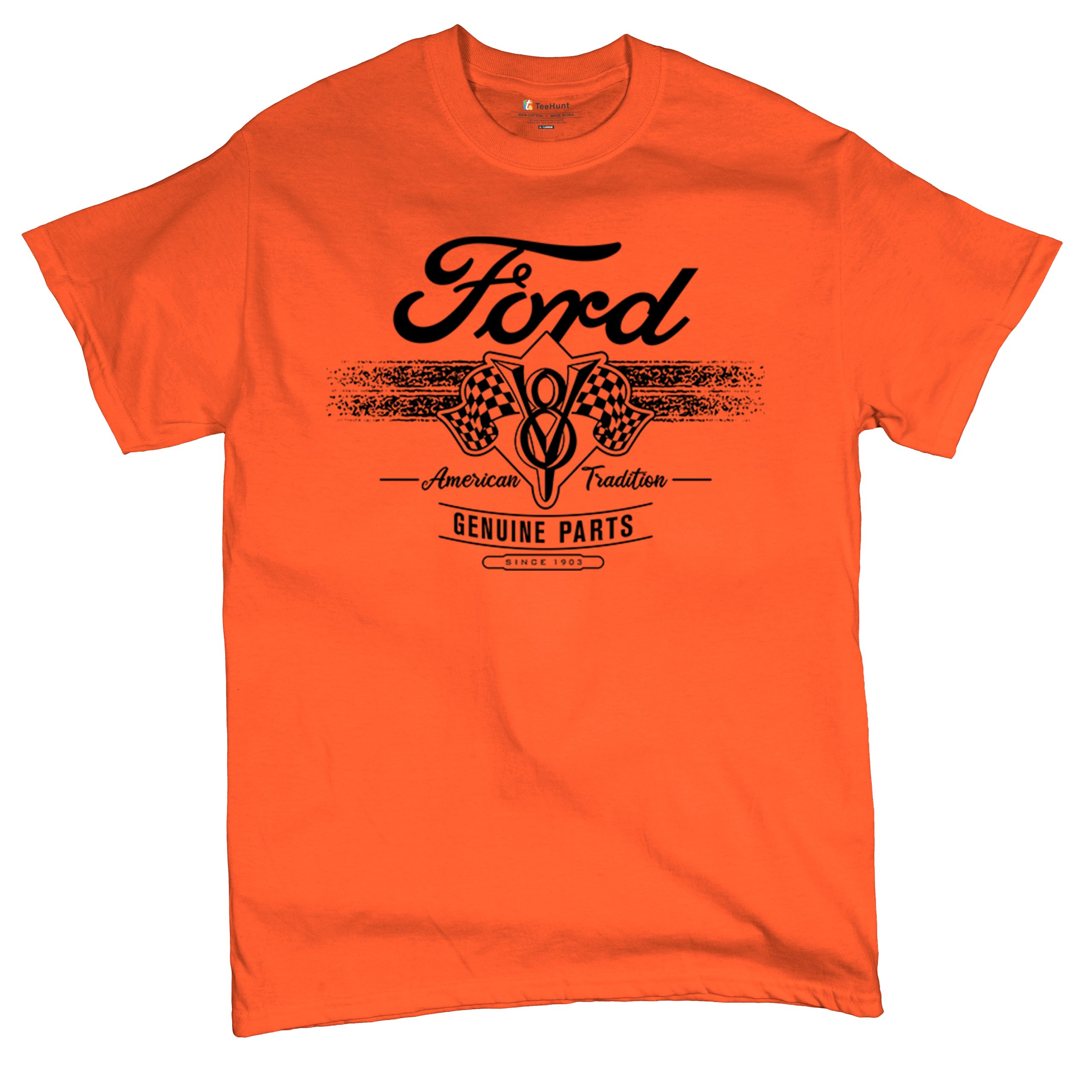 Ford V8 Originalteile T-Shirt American Racing Mustang Performance Herren Tee - Bild 13 von 78