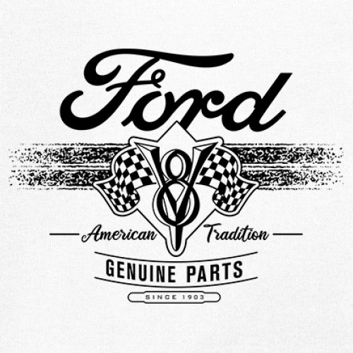 Ford V8 Originalteile T-Shirt American Racing Mustang Performance Herren Tee - Bild 32 von 78