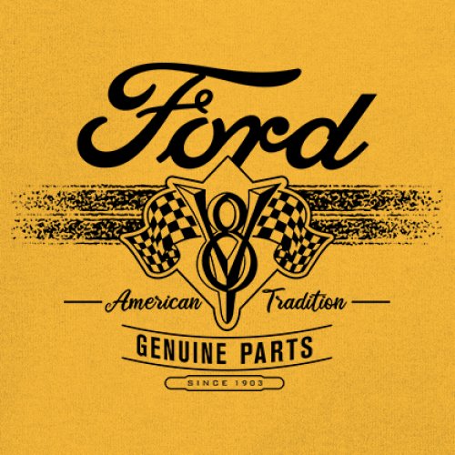 Ford V8 Originalteile T-Shirt American Racing Mustang Performance Herren Tee - Bild 74 von 78