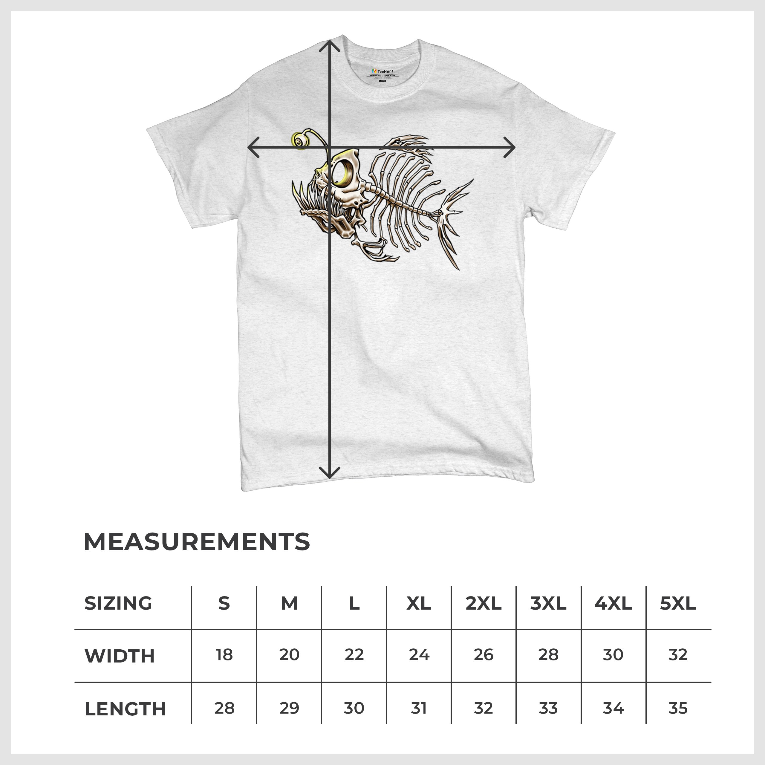 Camiseta Deep Sea Pescador Pez Esqueleto Pescadores Amante Amante Regalo Camiseta Para Hombre - Imagen 71 de 113