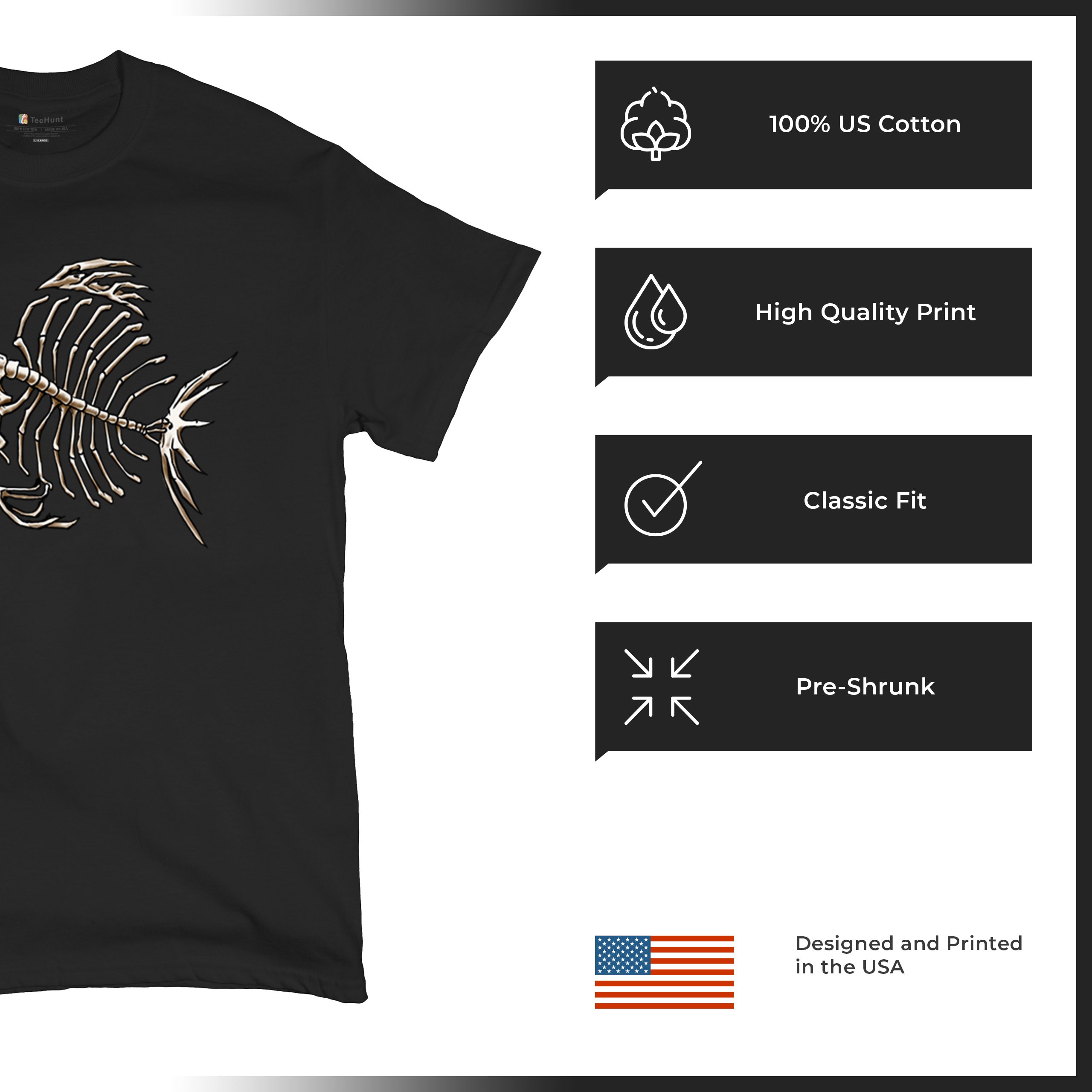 Camiseta Deep Sea Pescador Pez Esqueleto Pescadores Amante Amante Regalo Camiseta Para Hombre - Imagen 7 de 113