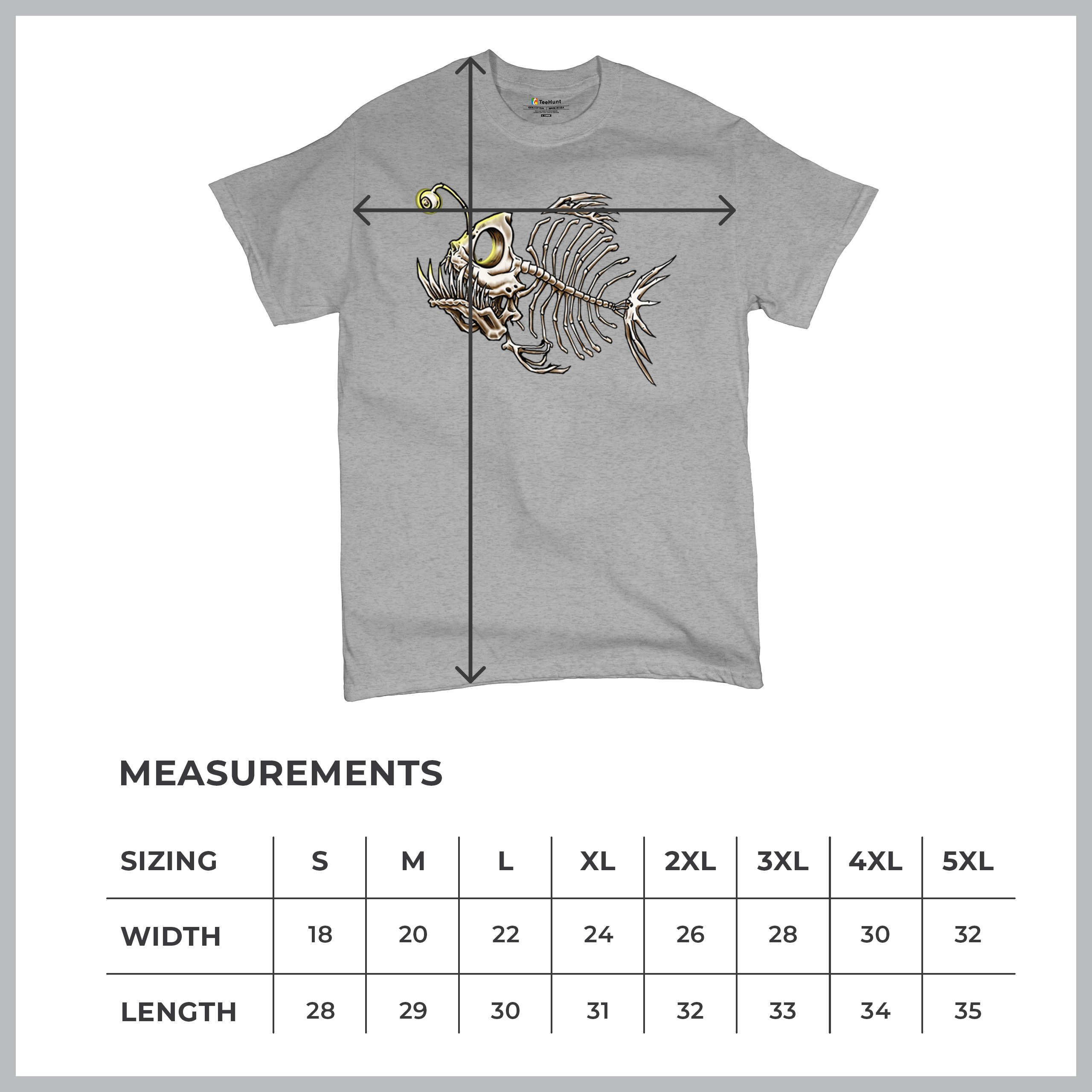 Camiseta Deep Sea Pescador Pez Esqueleto Pescadores Amante Amante Regalo Camiseta Para Hombre - Imagen 15 de 113
