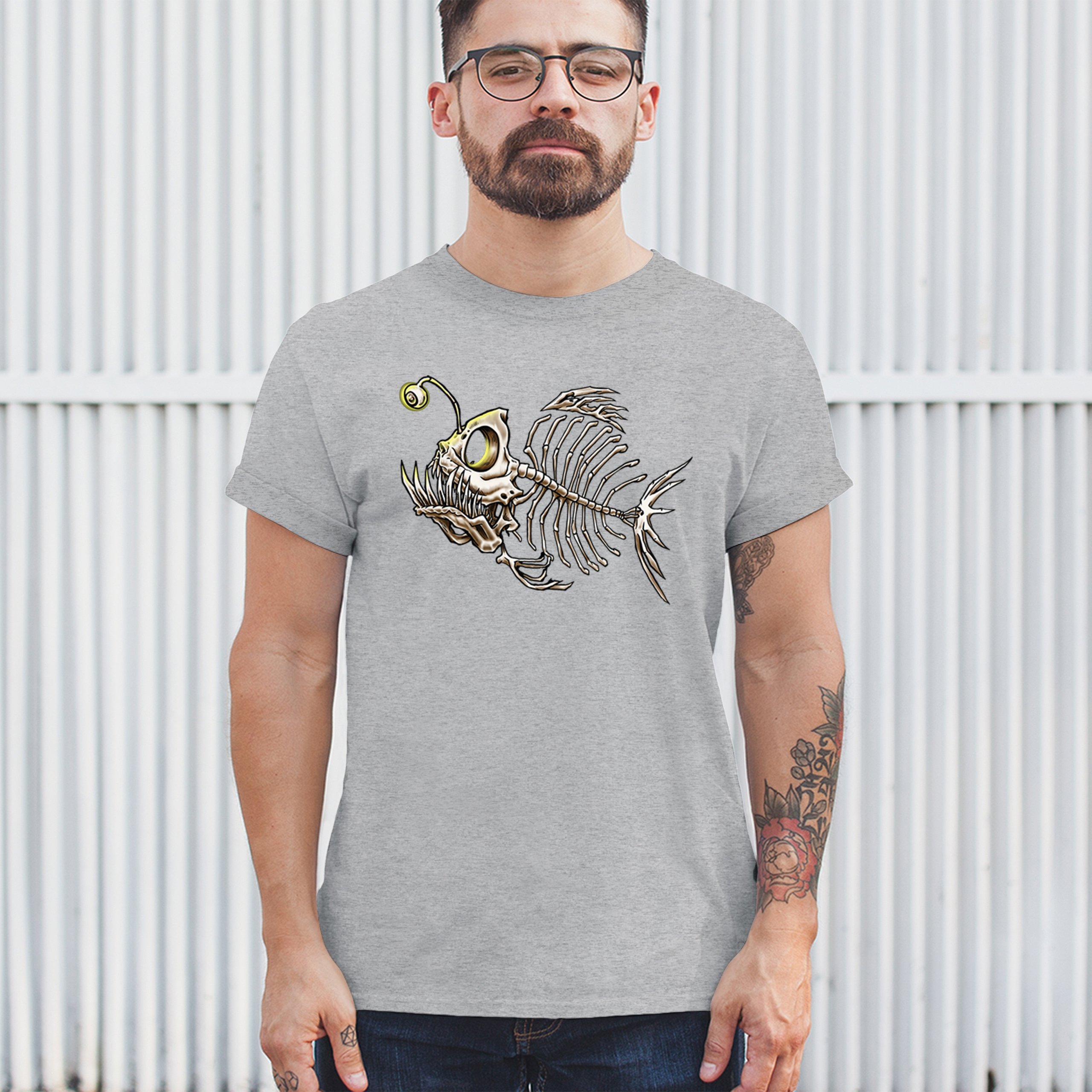 Camiseta Deep Sea Pescador Pez Esqueleto Pescadores Amante Amante Regalo Camiseta Para Hombre - Imagen 12 de 113