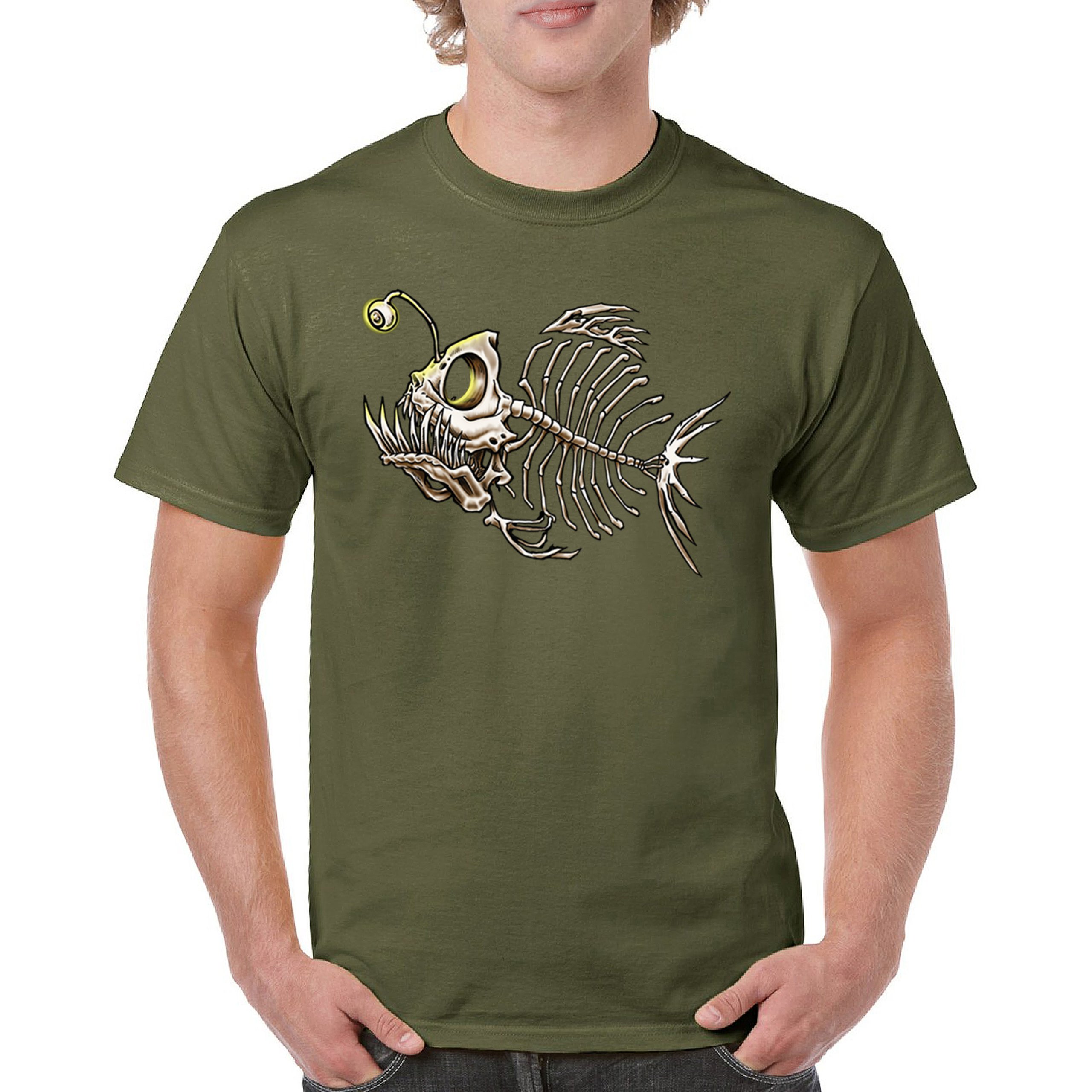 Camiseta Deep Sea Pescador Pez Esqueleto Pescadores Amante Amante Regalo Camiseta Para Hombre - Imagen 93 de 113
