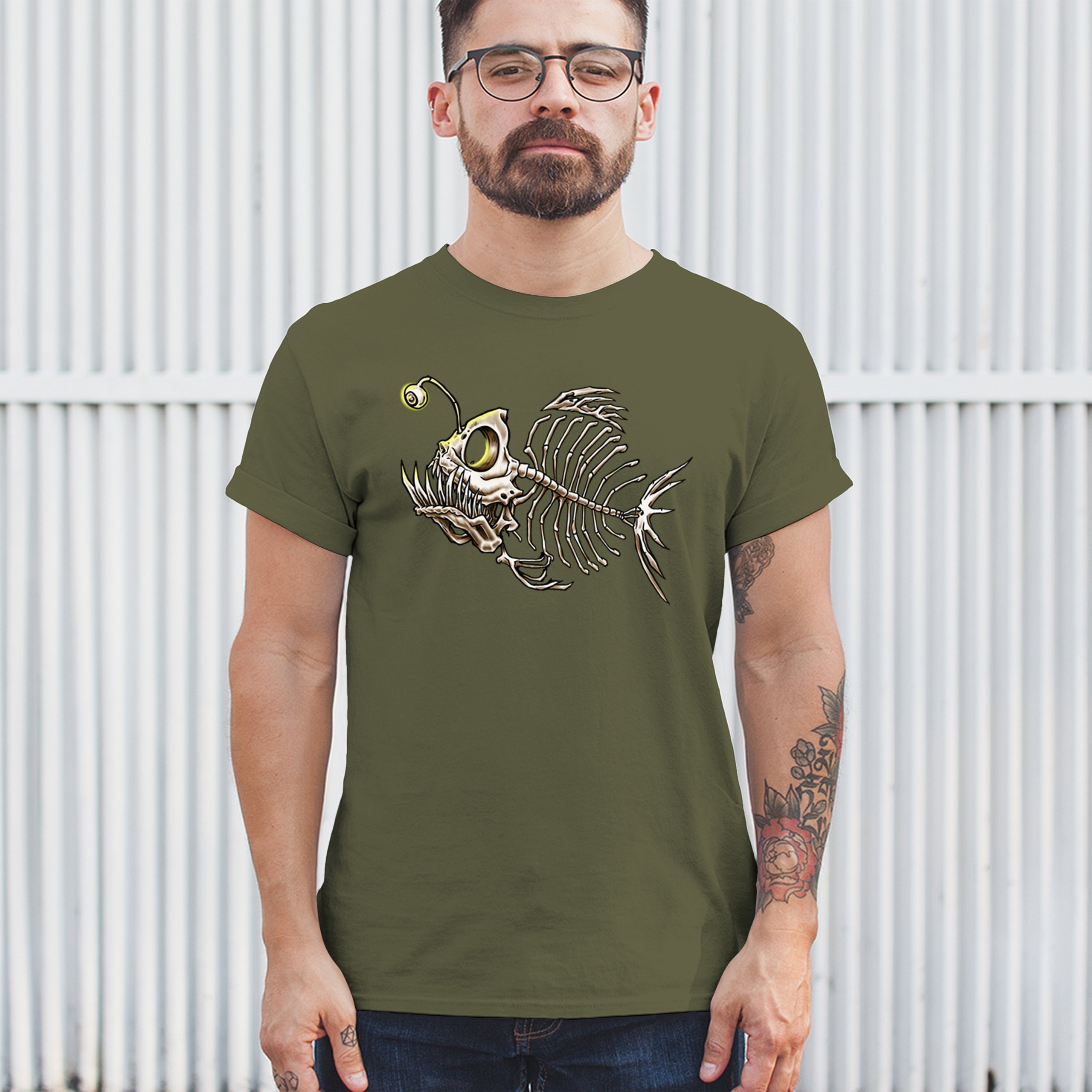 Camiseta Deep Sea Pescador Pez Esqueleto Pescadores Amante Amante Regalo Camiseta Para Hombre - Imagen 96 de 113