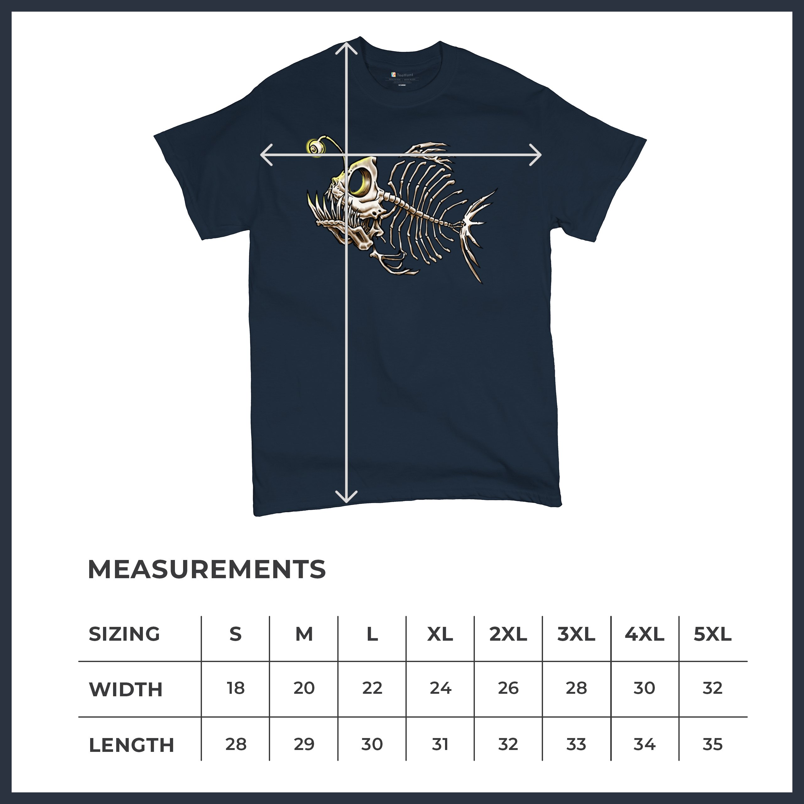 Camiseta Deep Sea Pescador Pez Esqueleto Pescadores Amante Amante Regalo Camiseta Para Hombre - Imagen 57 de 113
