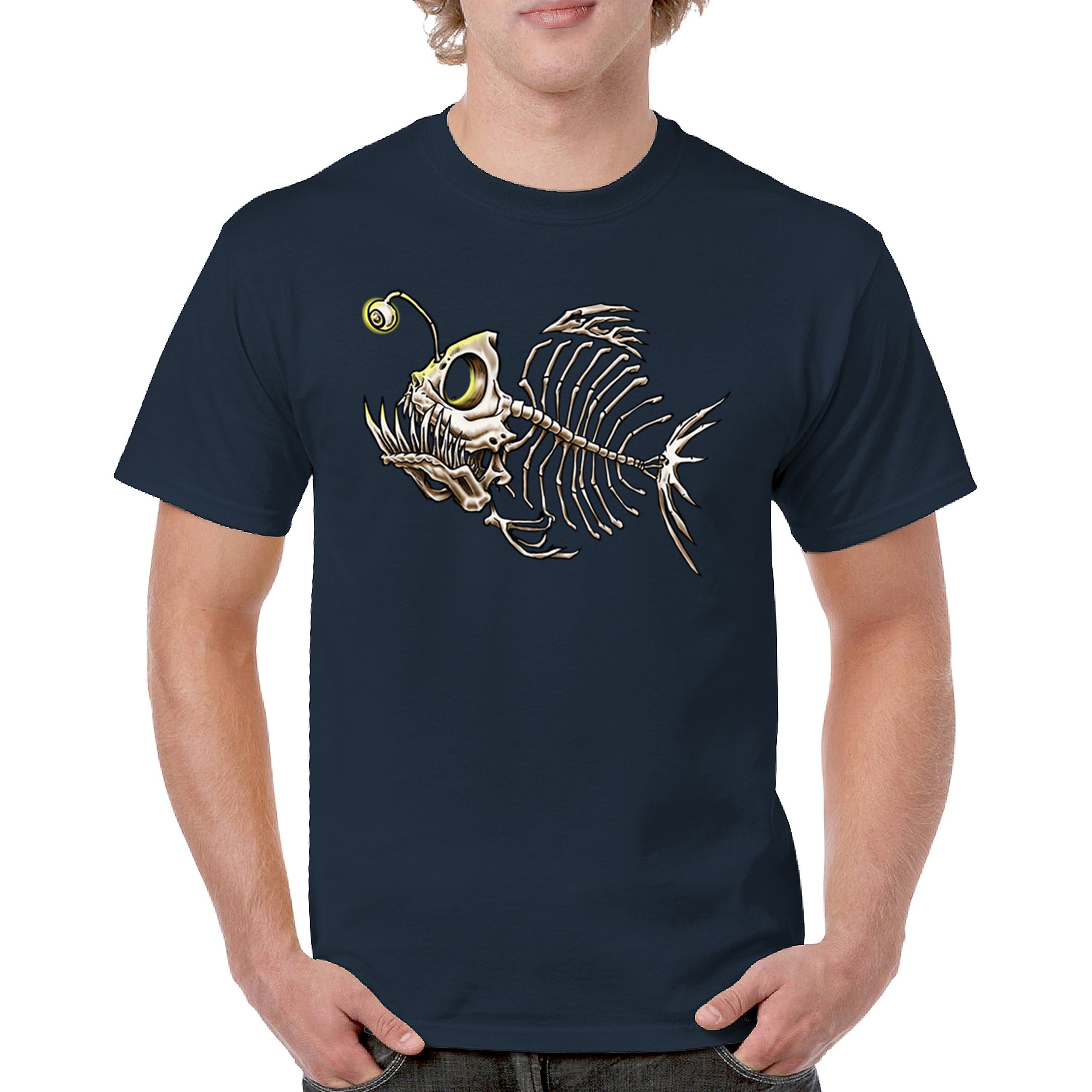 Camiseta Deep Sea Pescador Pez Esqueleto Pescadores Amante Amante Regalo Camiseta Para Hombre - Imagen 51 de 113