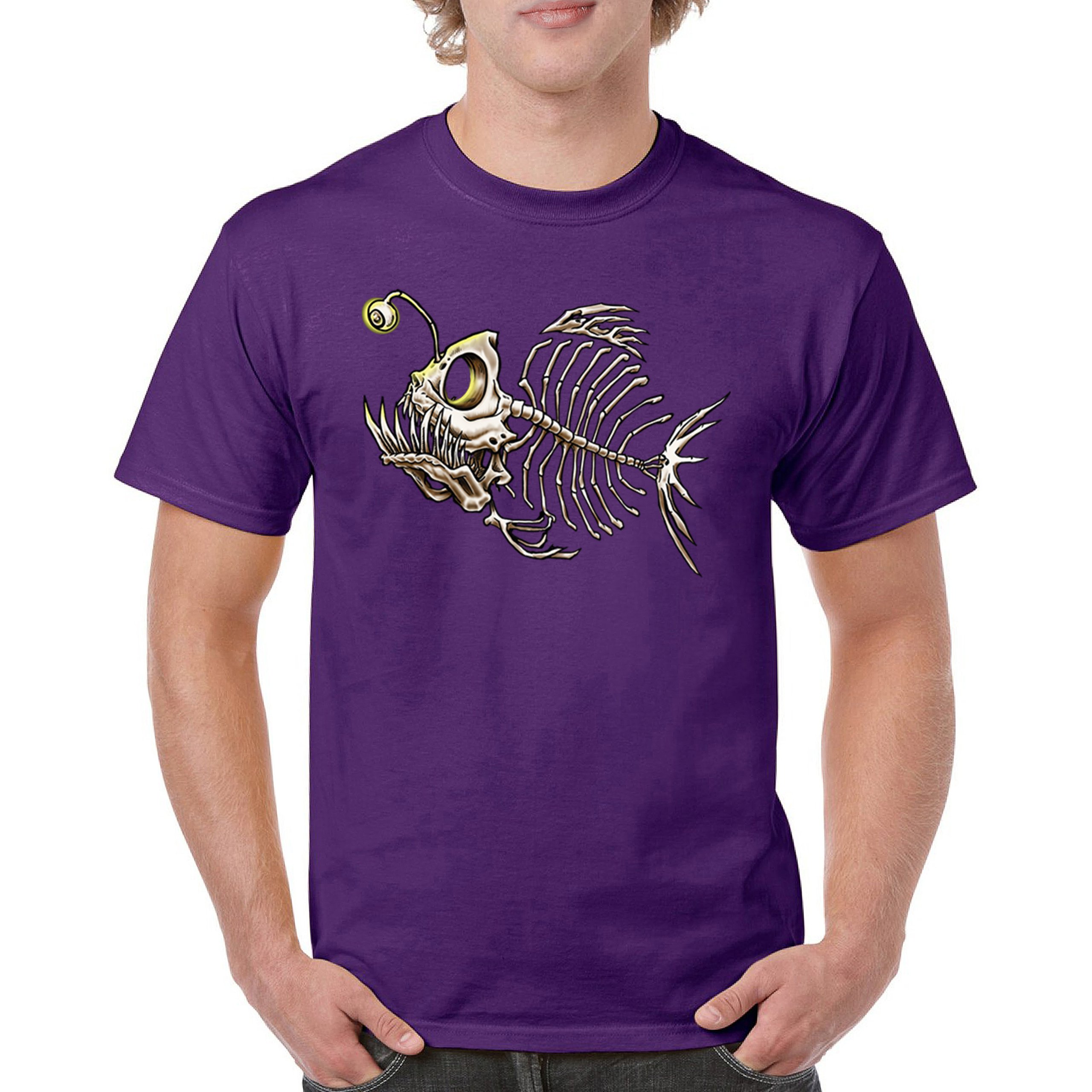 Camiseta Deep Sea Pescador Pez Esqueleto Pescadores Amante Amante Regalo Camiseta Para Hombre - Imagen 30 de 113