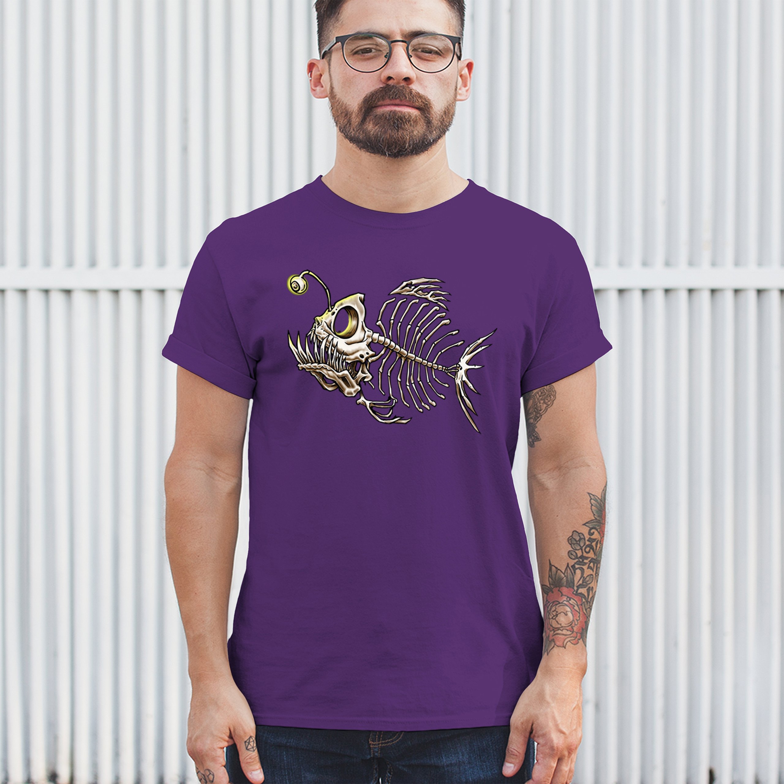 Camiseta Deep Sea Pescador Pez Esqueleto Pescadores Amante Amante Regalo Camiseta Para Hombre - Imagen 33 de 113