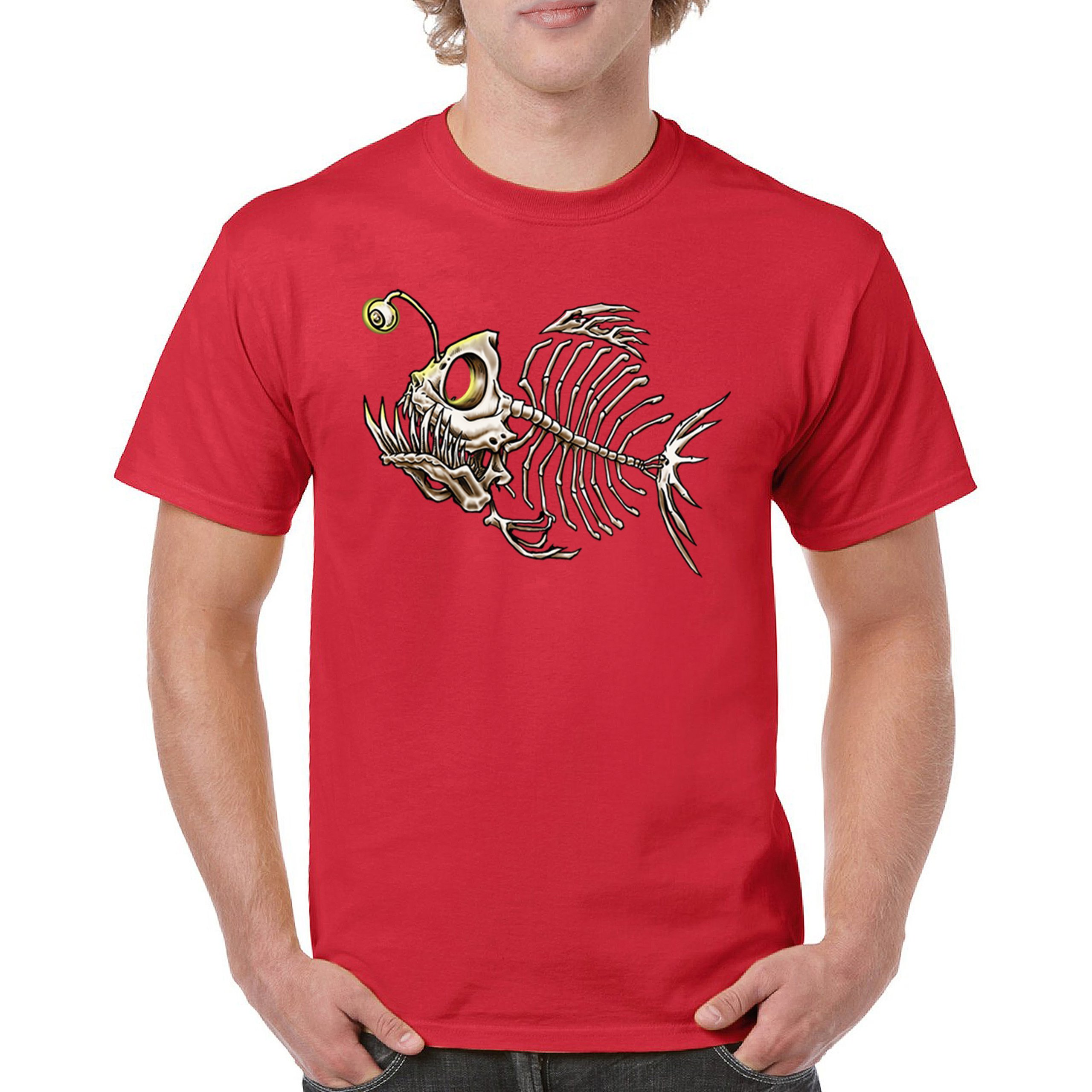 Camiseta Deep Sea Pescador Pez Esqueleto Pescadores Amante Amante Regalo Camiseta Para Hombre - Imagen 37 de 113
