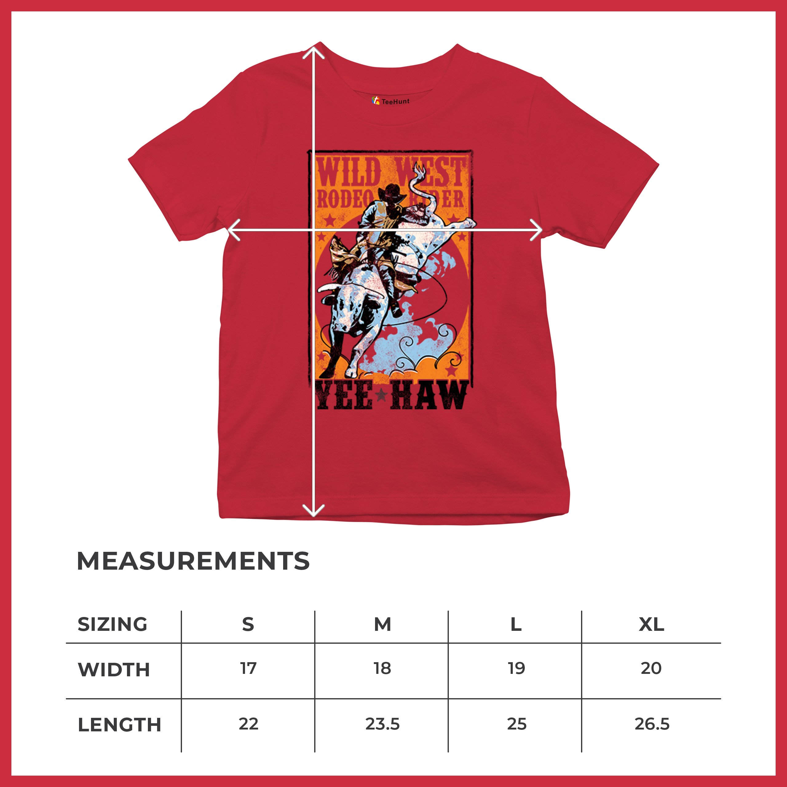 Wild West Rodeo Rider Youth T-shirt Bull Riding Cowboy Ranch Country Kids - Picture 15 of 43