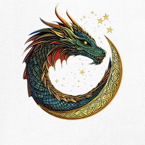Celtic Moon Dragon Youth T-shirt Mystical Serpent Spiritual Fantasy Fire Kids - Picture 25 of 50
