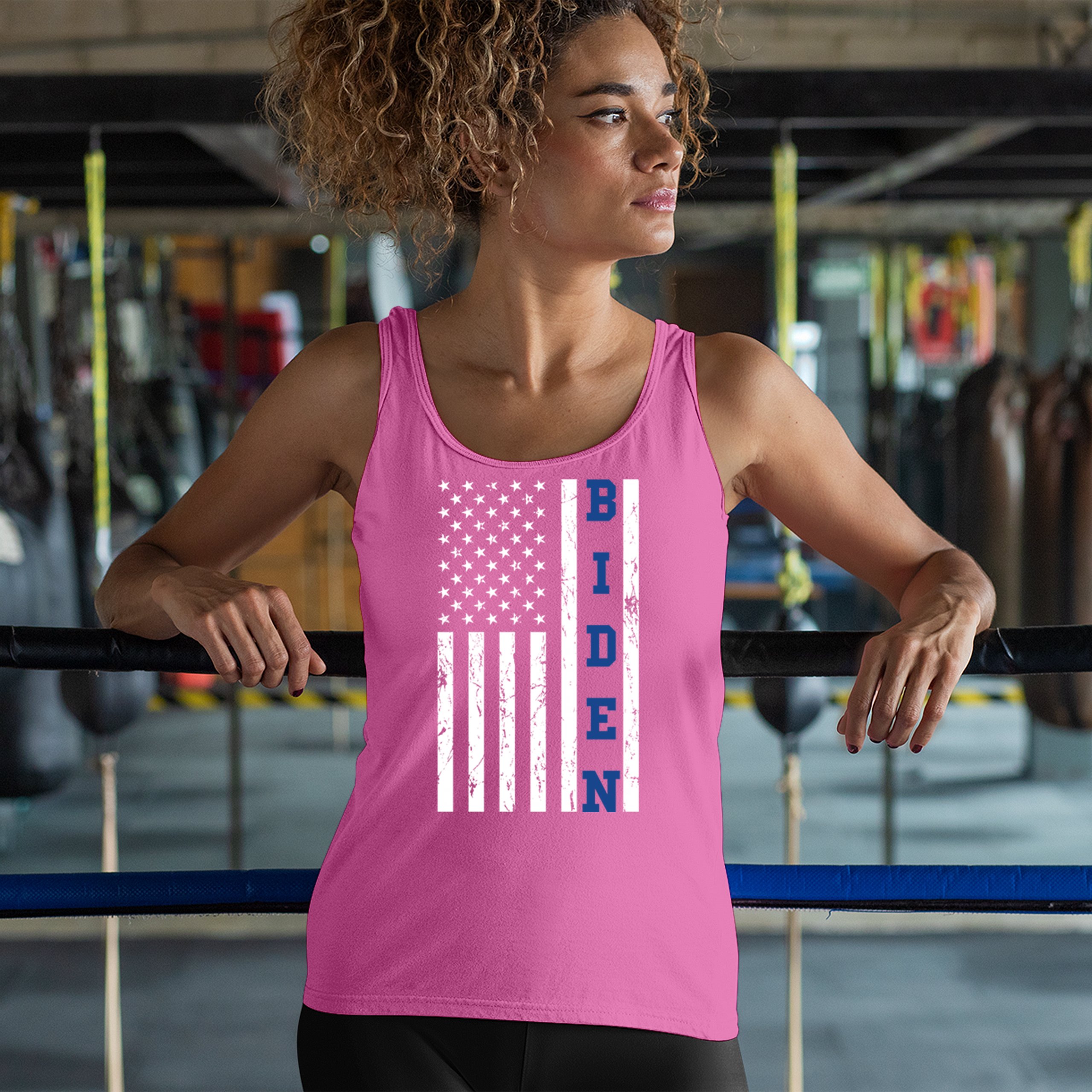 Joe Biden Flag 2024 Women's Tank Top Democrats President Political - Picture 26 of 29