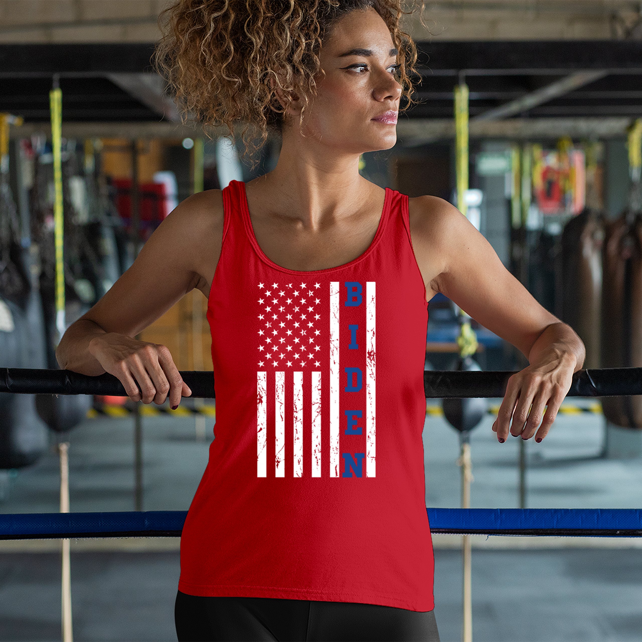 Joe Biden Flag 2024 Women's Tank Top Democrats President Political - Picture 12 of 29