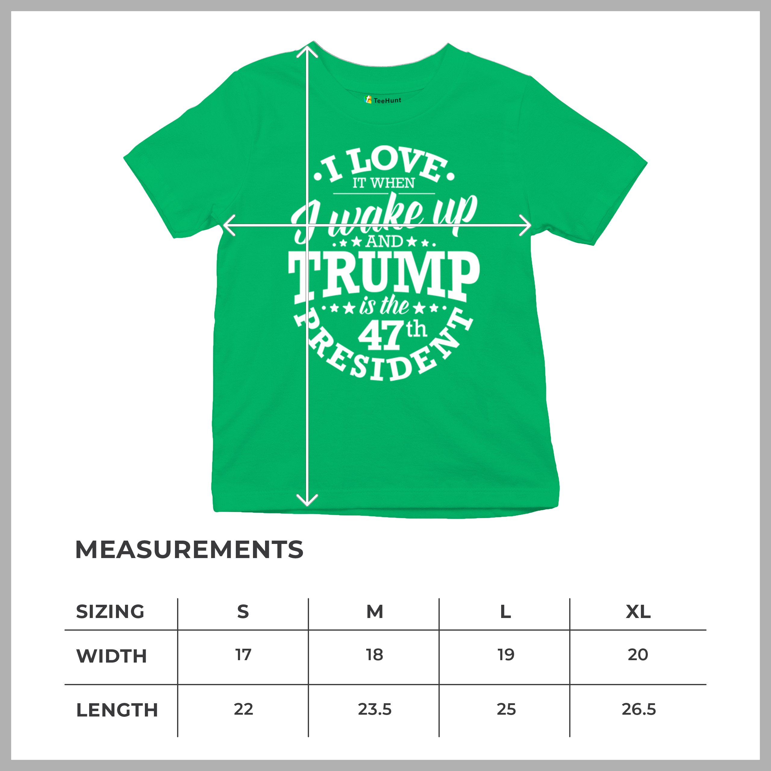 I Love to Wake Up And Trump is the 47th President Youth T-shirt MAGA Red Kids - Picture 29 of 43