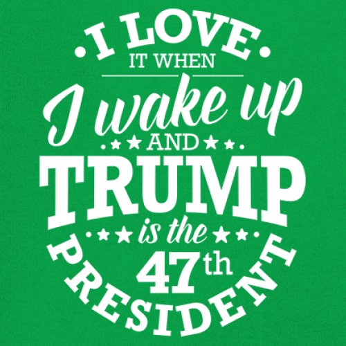 I Love to Wake Up And Trump is the 47th President Youth T-shirt MAGA Red Kids - Picture 25 of 43