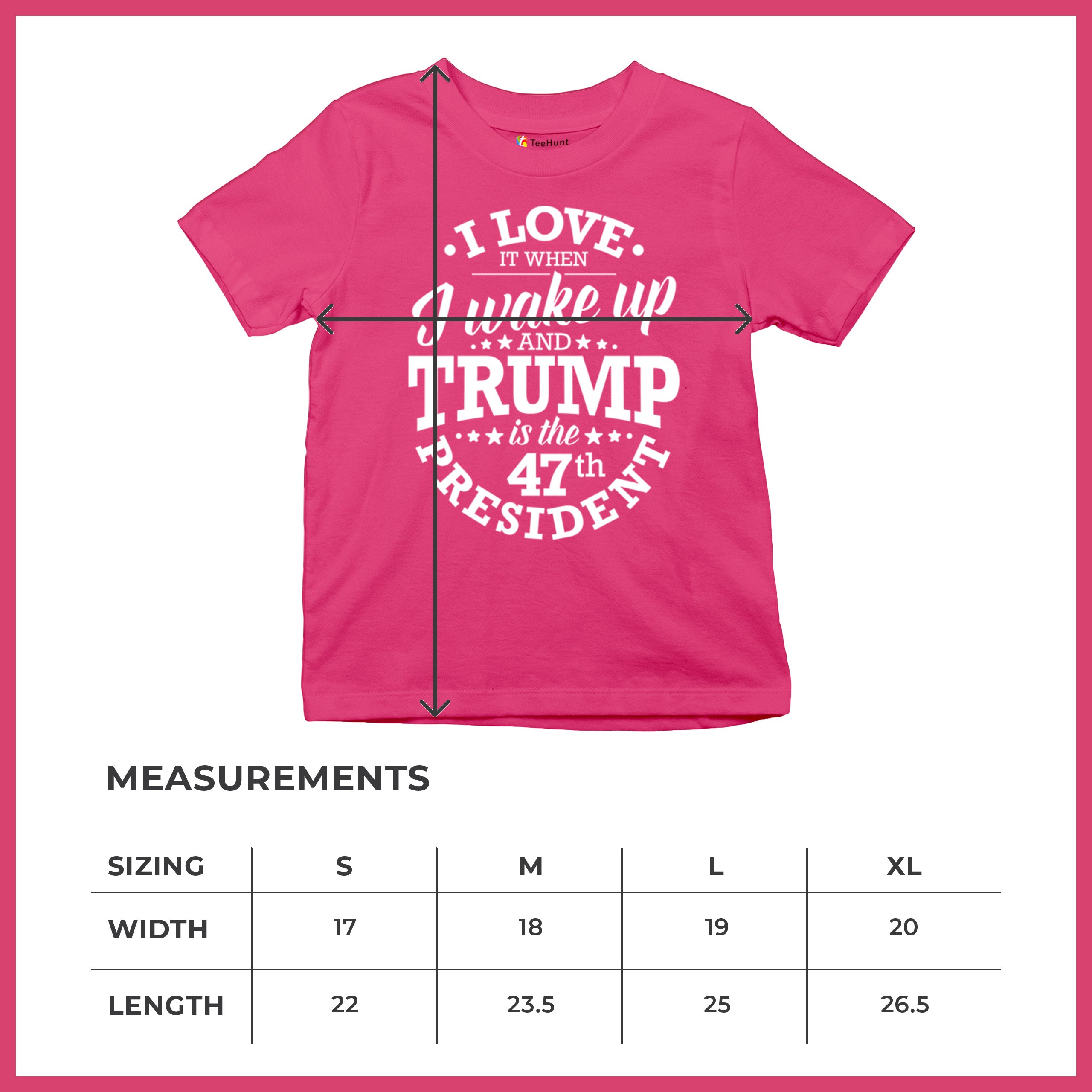 I Love to Wake Up And Trump is the 47th President Youth T-shirt MAGA Red Kids - Picture 43 of 43