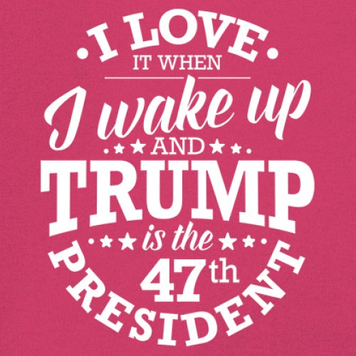 I Love to Wake Up And Trump is the 47th President Youth T-shirt MAGA Red Kids - Picture 39 of 43