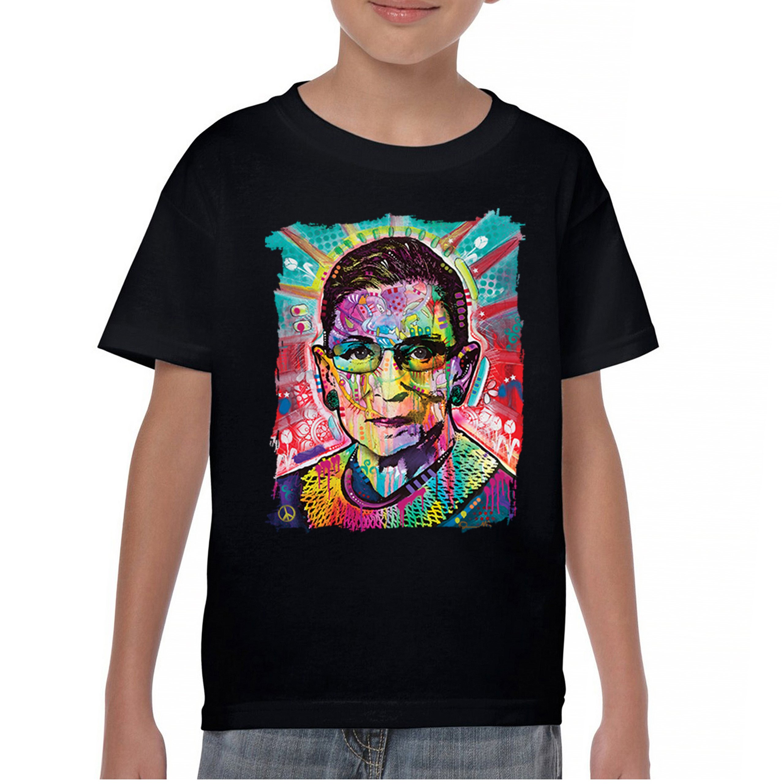 Dean Russo Ruth Bader Ginsburg Youth T-shirt Pop Culture Icon RBG Kids - Picture 2 of 50