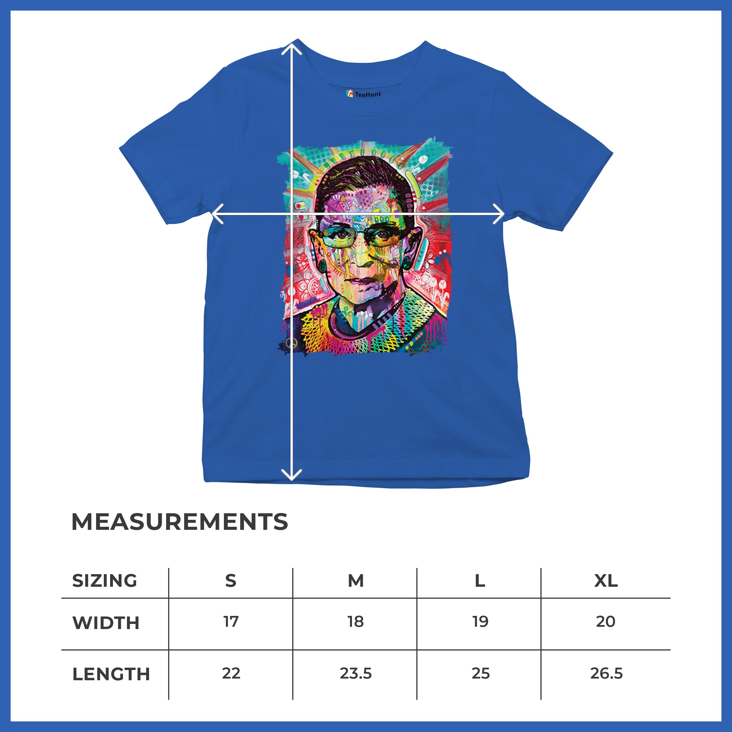 Dean Russo Ruth Bader Ginsburg Youth T-shirt Pop Culture Icon RBG Kids - Picture 43 of 50