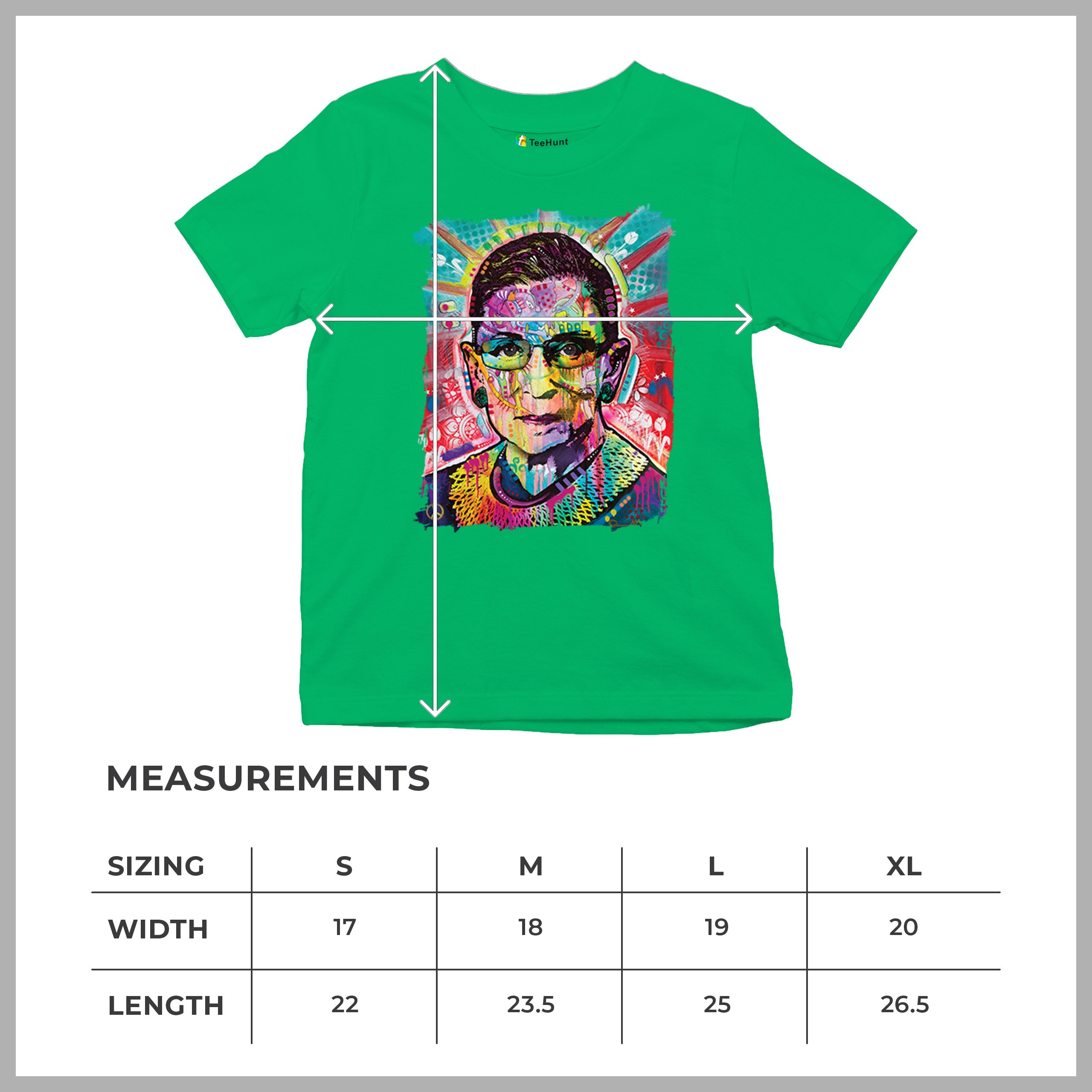 Dean Russo Ruth Bader Ginsburg Youth T-shirt Pop Culture Icon RBG Kids - Picture 36 of 50